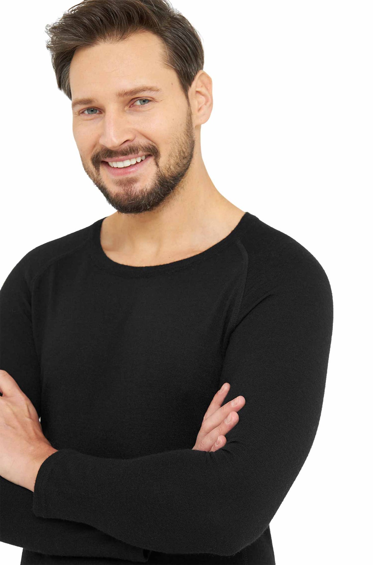 Alpaka Shirt THERMO-schwarz