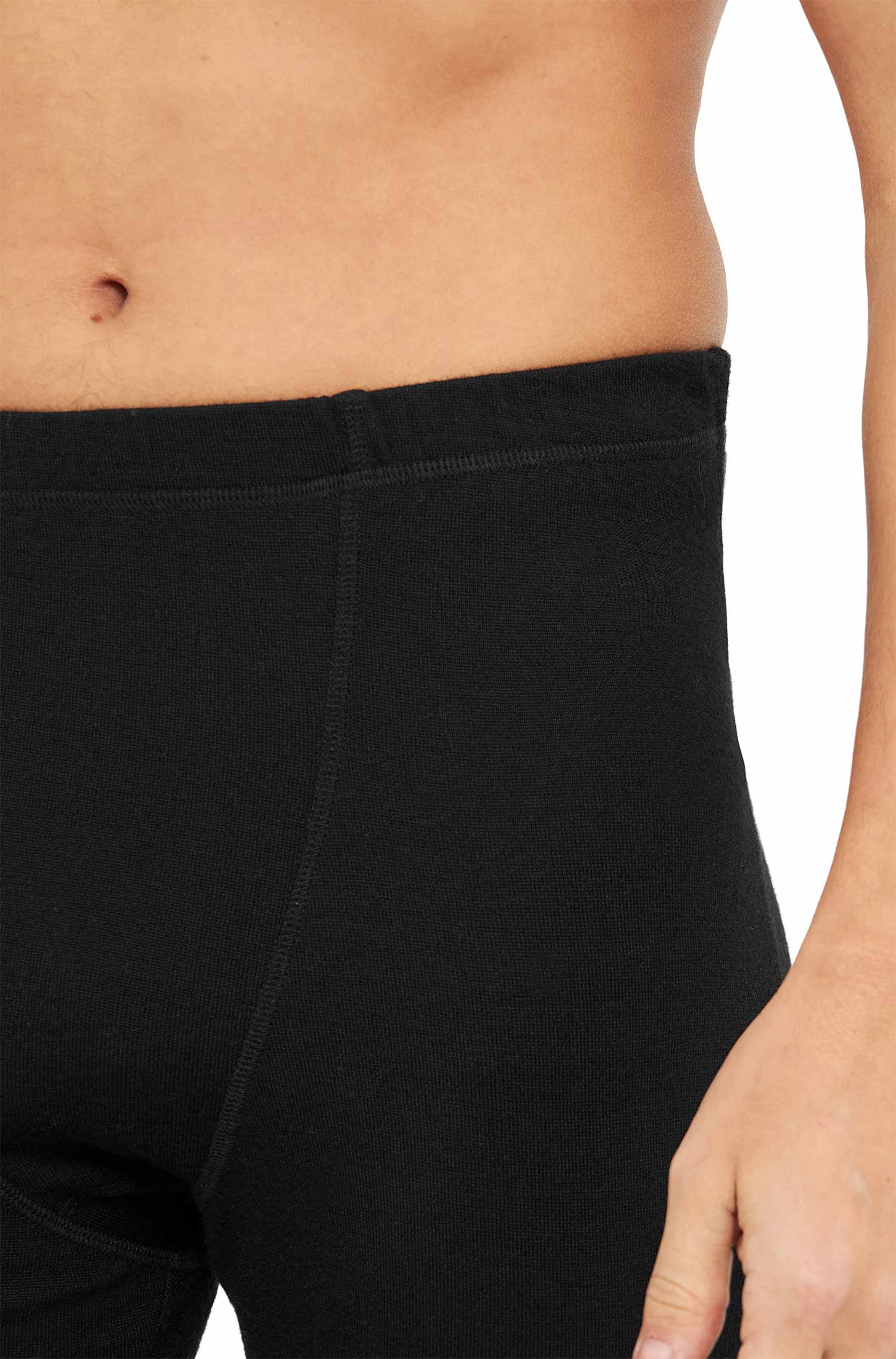 Alpaka THERMO Hose für Herren aus Royal Alpaka-schwarz