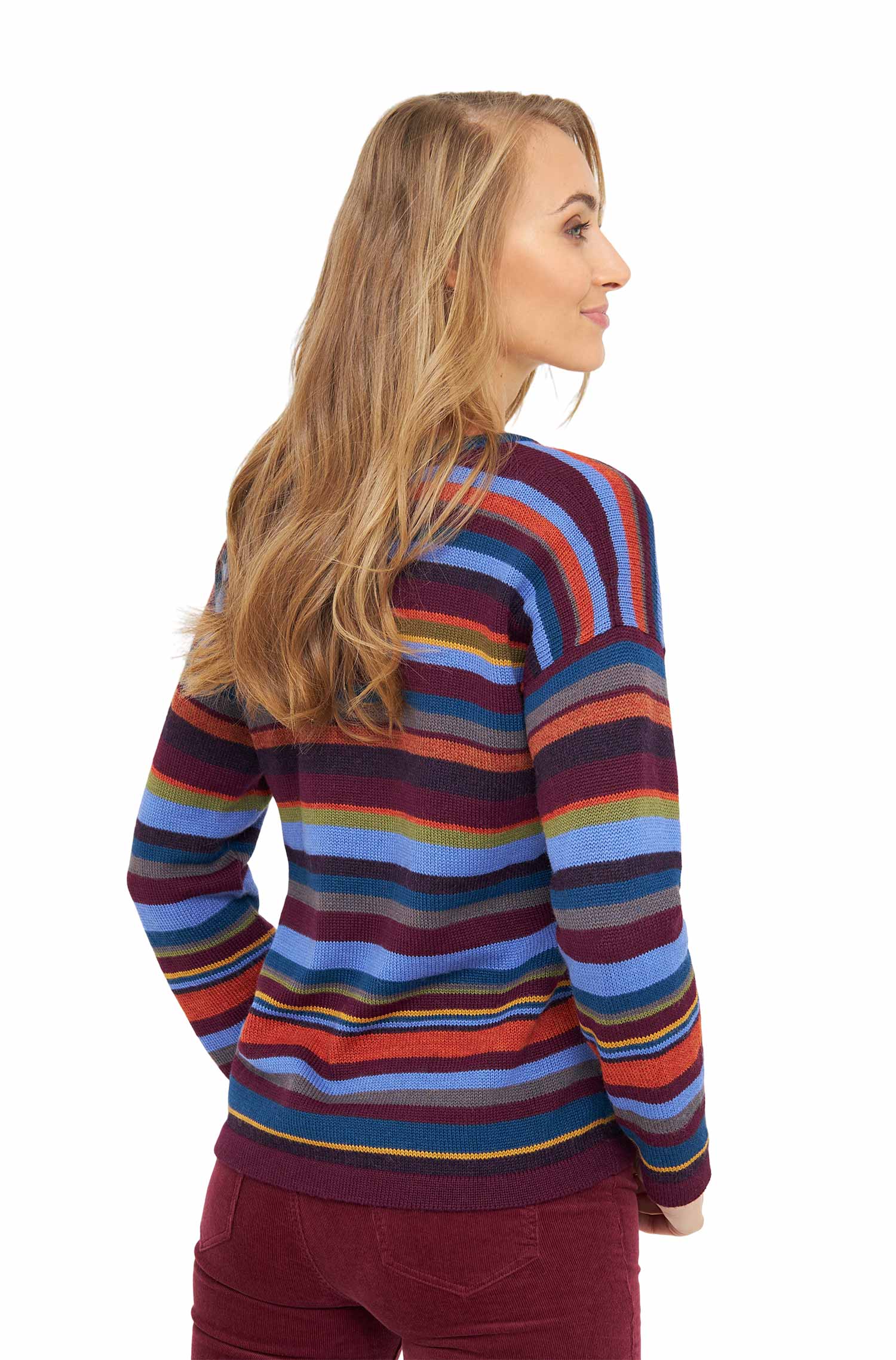 Alpaka Pullover ARCO IRIS aus 100% Baby Alpaka-arco iris