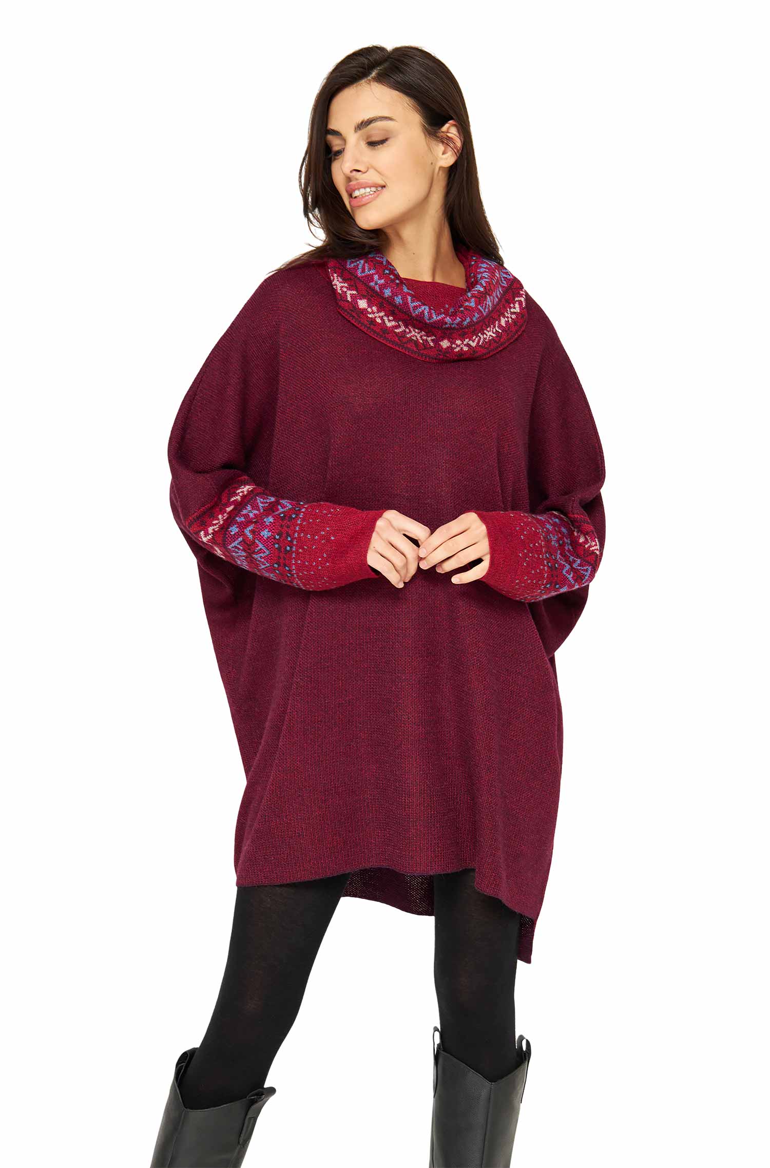Alpaka Rollkragen-Pullover PUKA aus 100% Baby Alpaka-puka