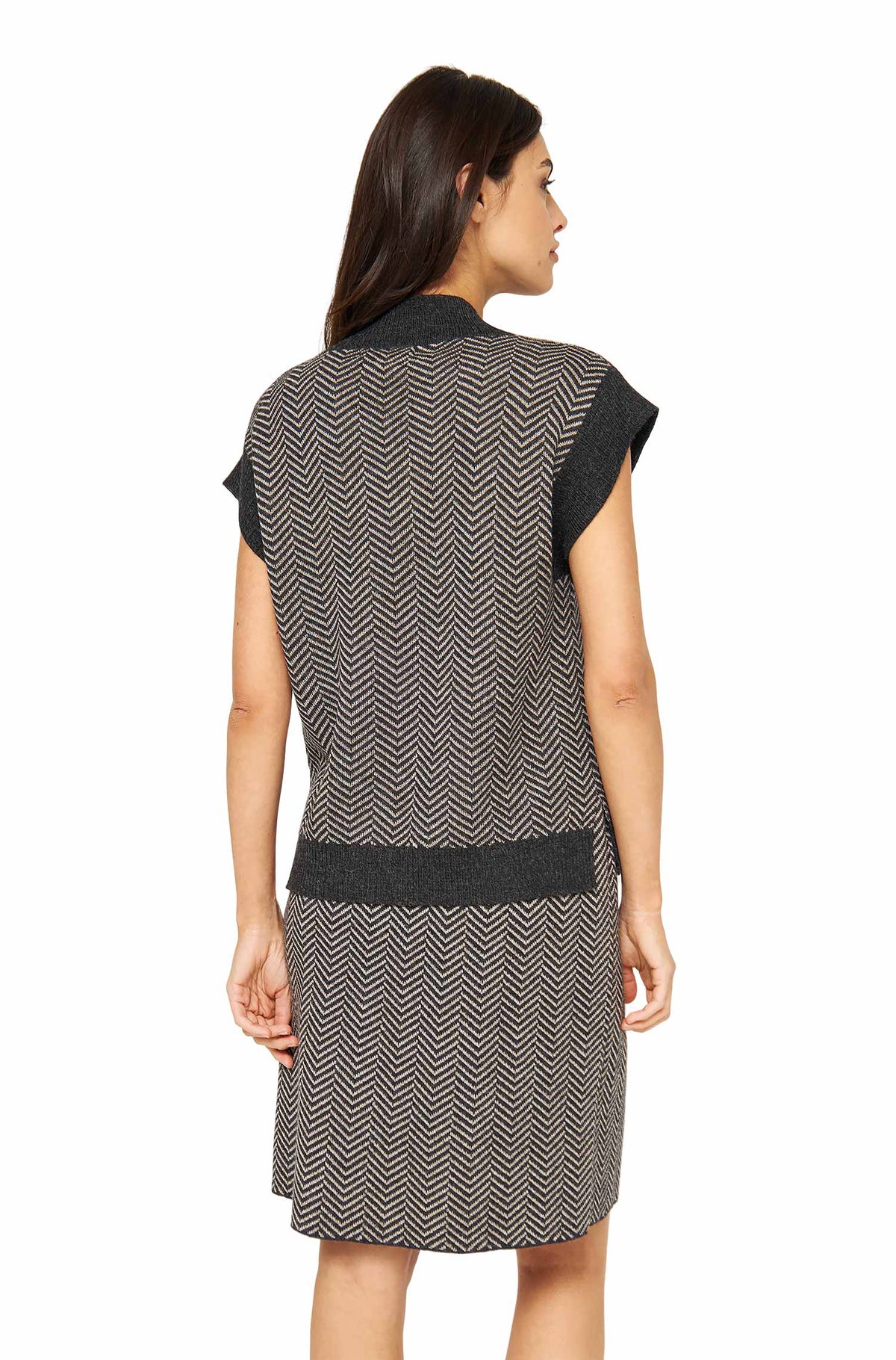 Alpaka Strickpullunder DALIA-sandy slate