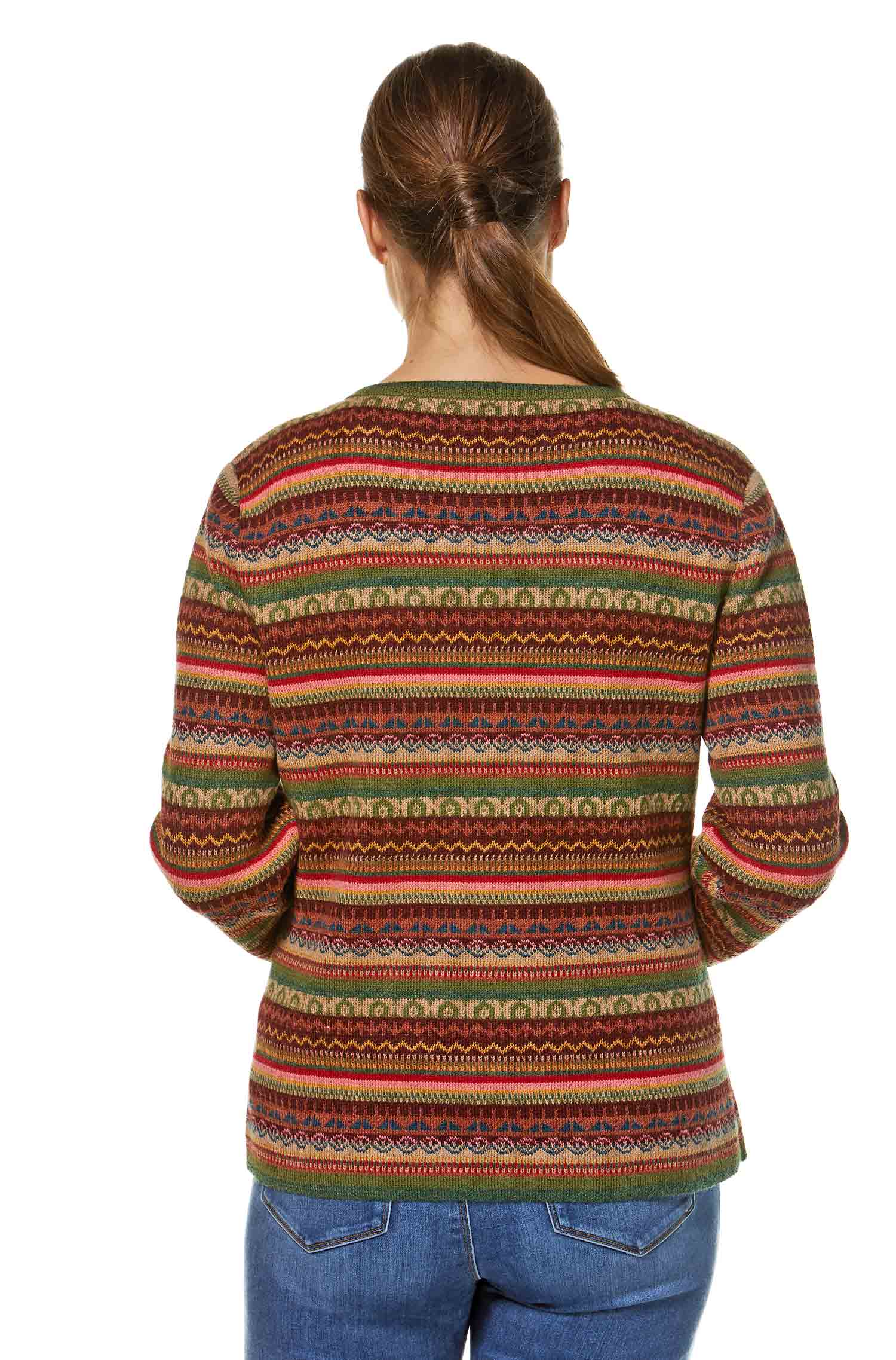 Alpaka Strickjacke LUNA aus 100% Baby Alpaka-luna