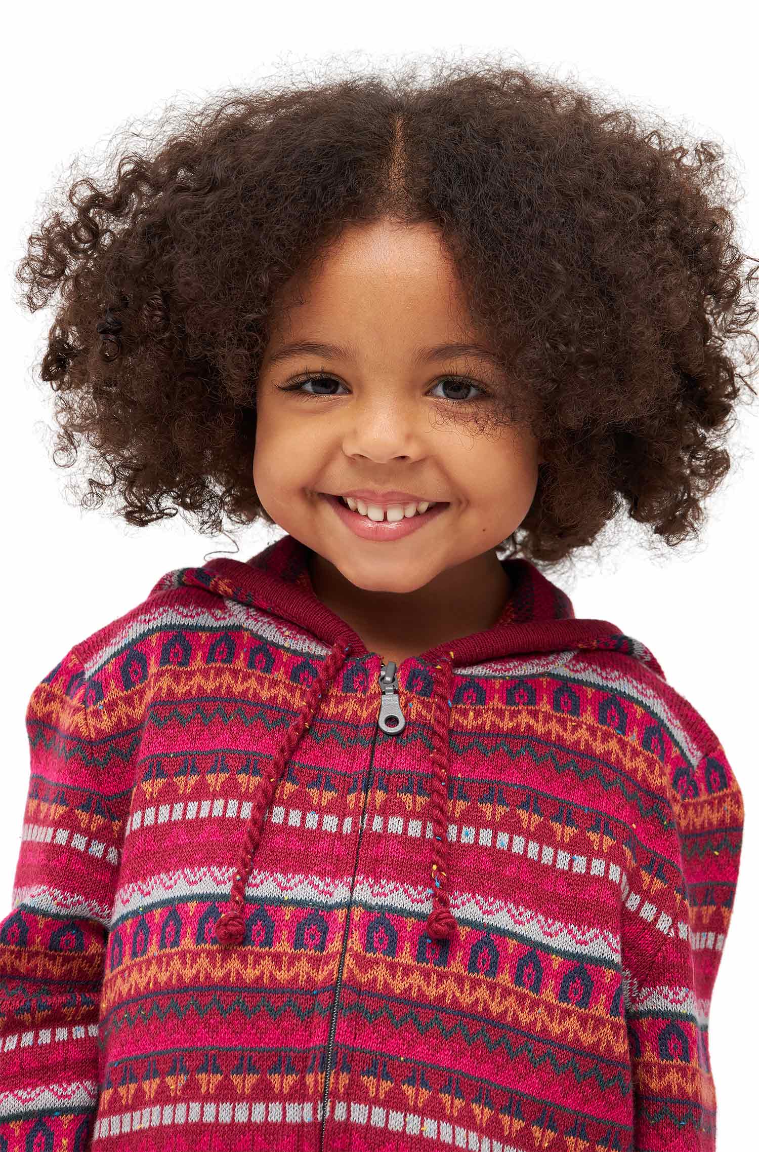 Alpaka Strickjacke MONITO aus Baby Alpaka und Pima Baumwolle-rot