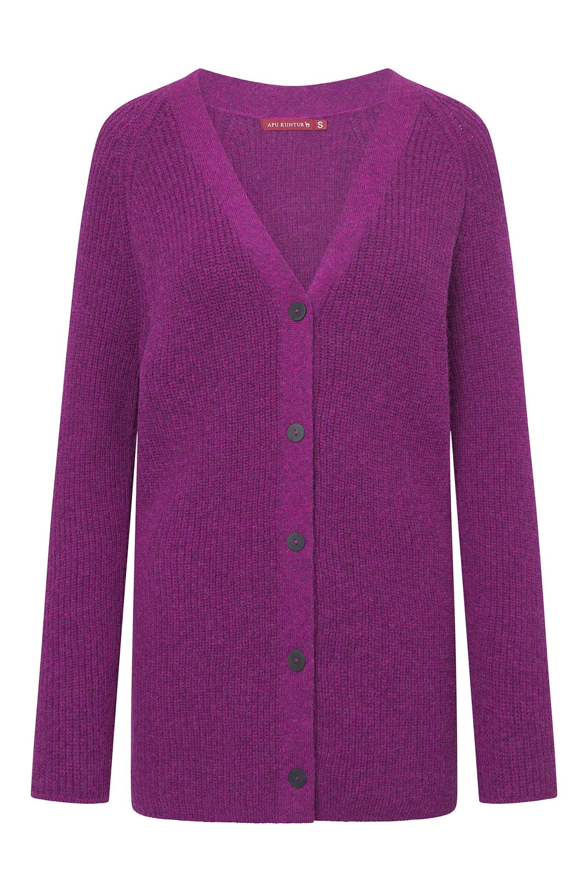 Alpaka Strickjacke CARICE-fuchsia