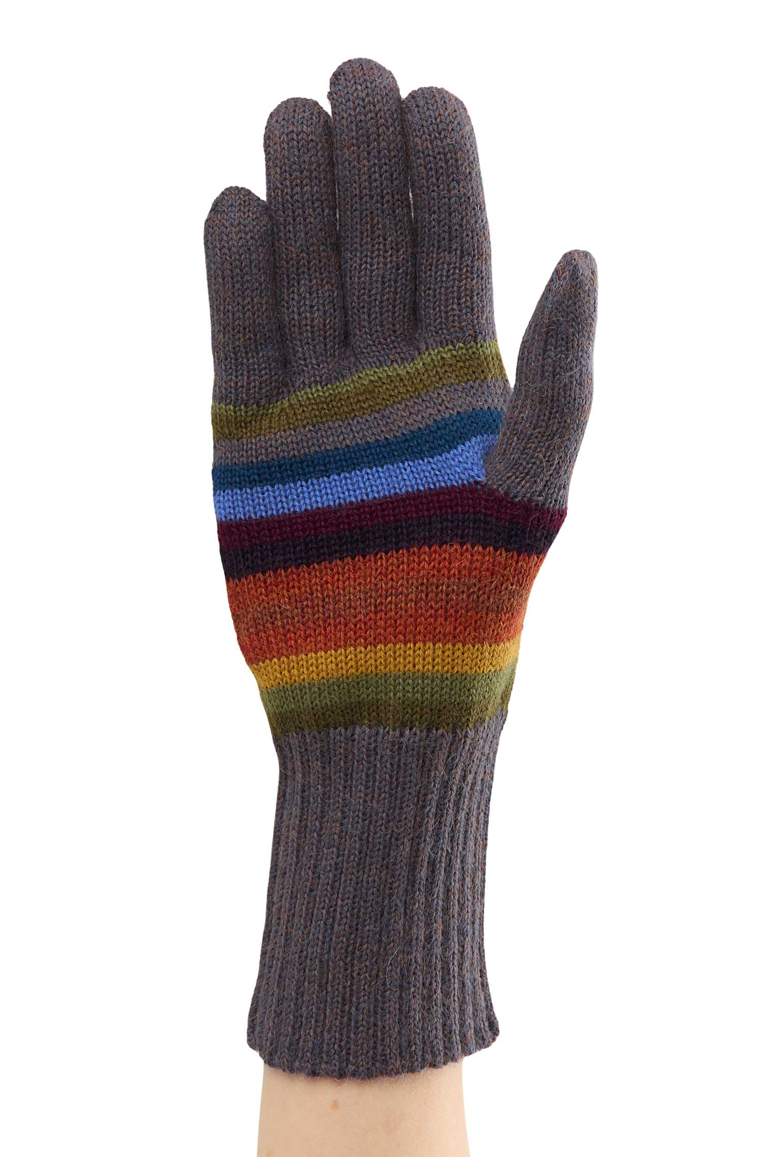 Alpaka Fingerhandschuhe ARCO IRIS aus 100% Baby Alpaka-arco iris
