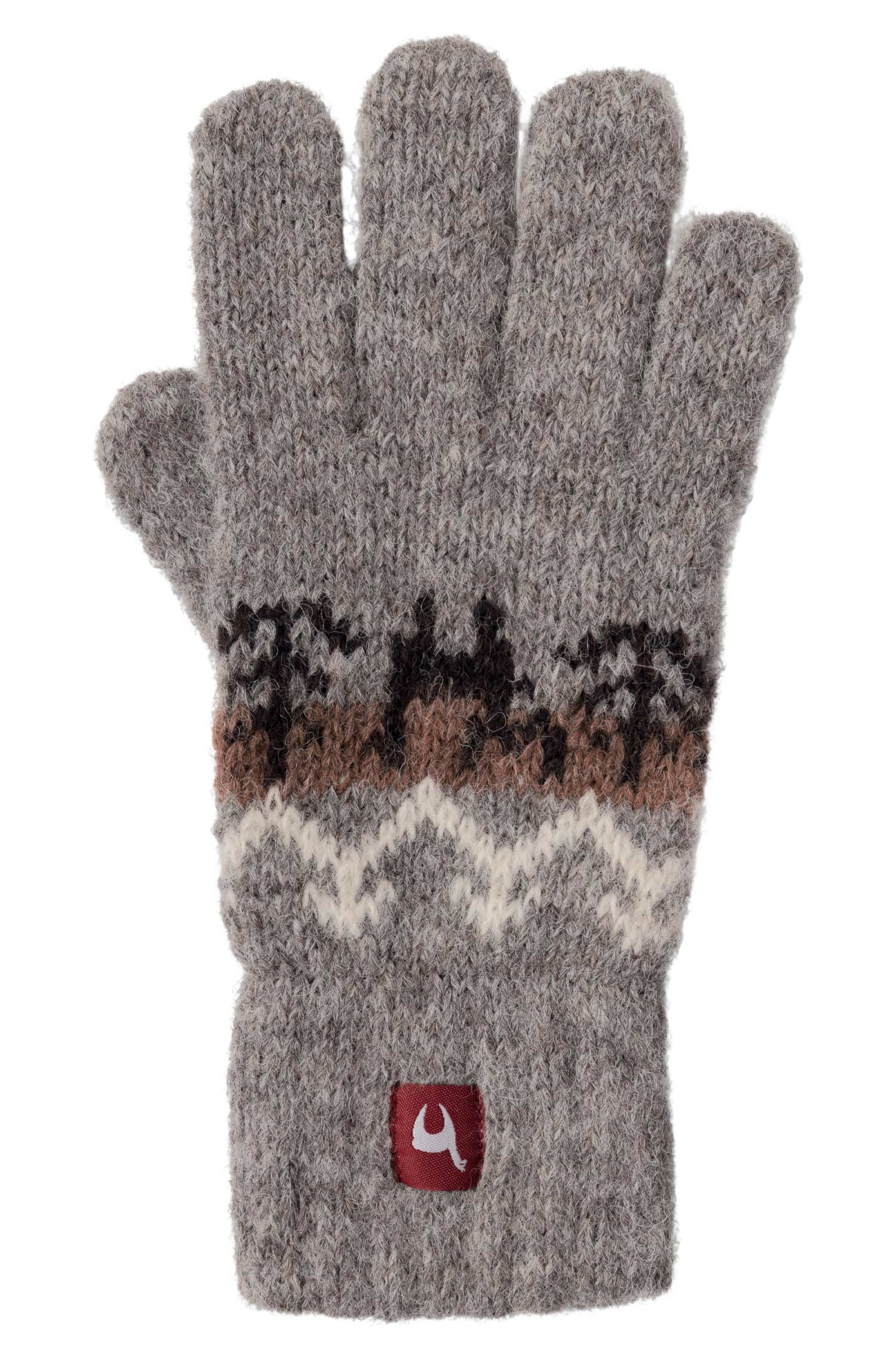Alpaka Fingerhandschuhe NATURA aus 100% Alpaka Superfine-anthrazit