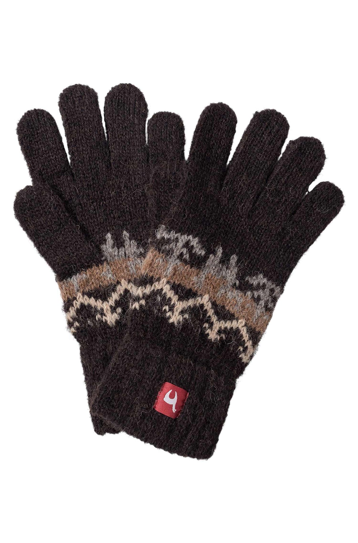 Kinder Handschuhe NATURA, wendbar | 4-12 Jahre-dunkelbraun