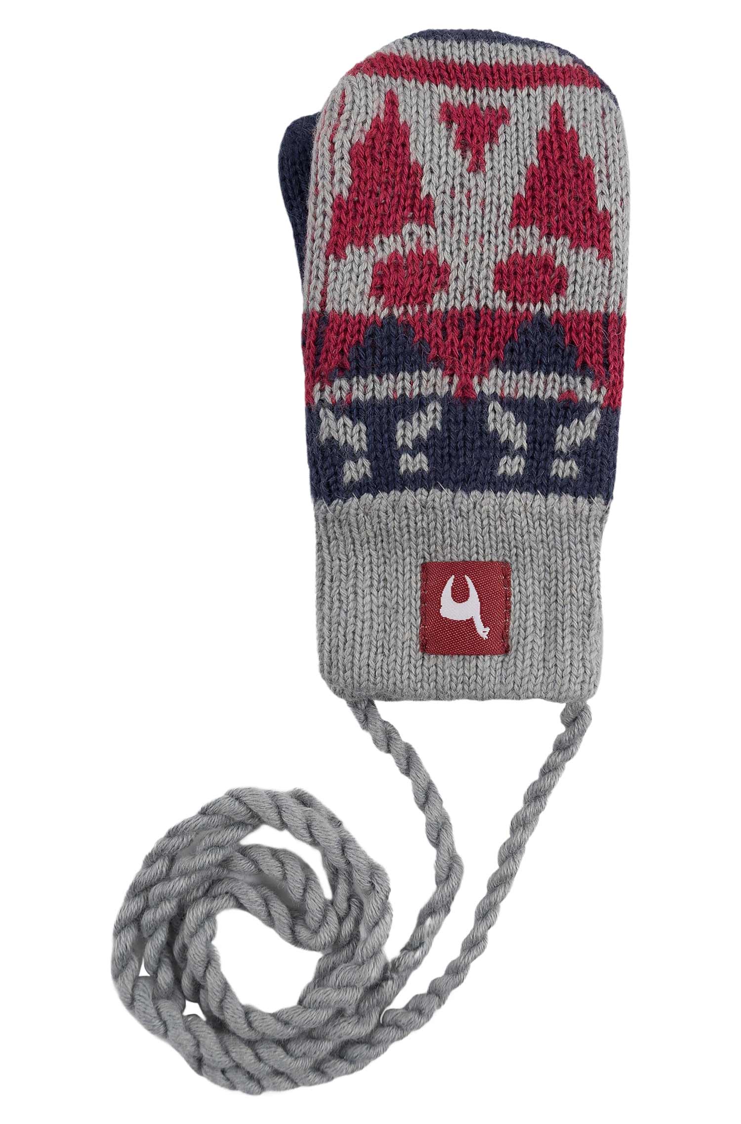 Alpaka Fäustlinge ELI (Baby 8-14 Monate) aus 70% Baumwolle-grau