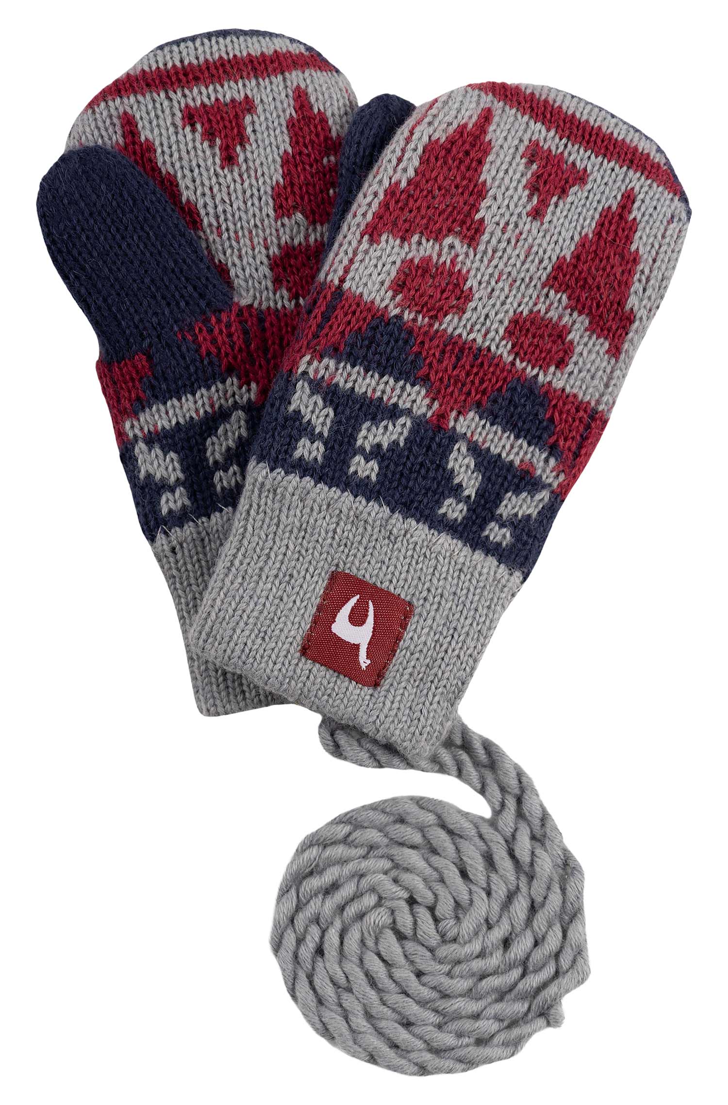 Alpaka Fäustlinge ELI (Baby 8-14 Monate) aus 70% Baumwolle-grau