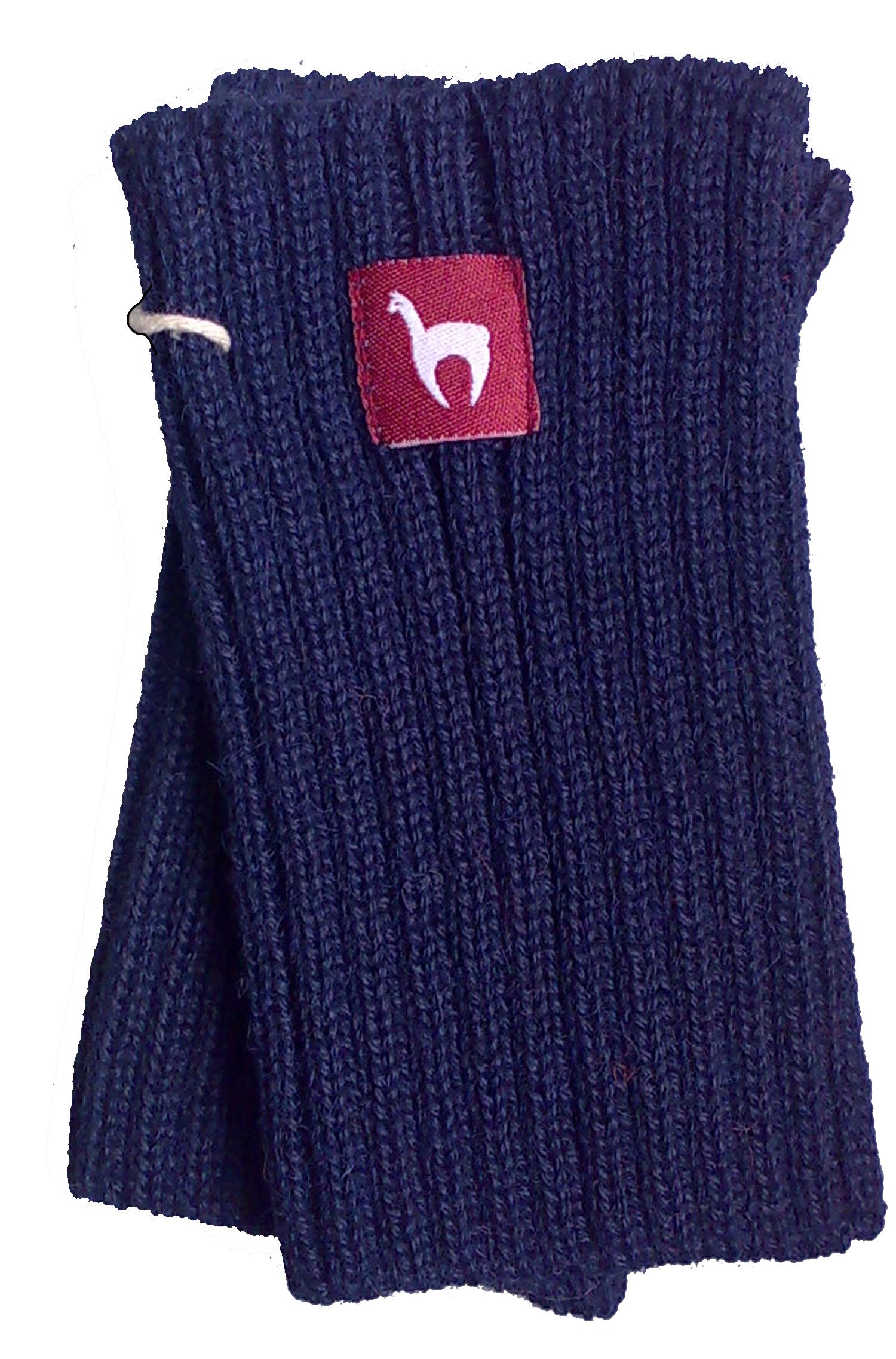 Alpaka Pulswärmer RIPP aus 100% Baby Alpaka-dark navy