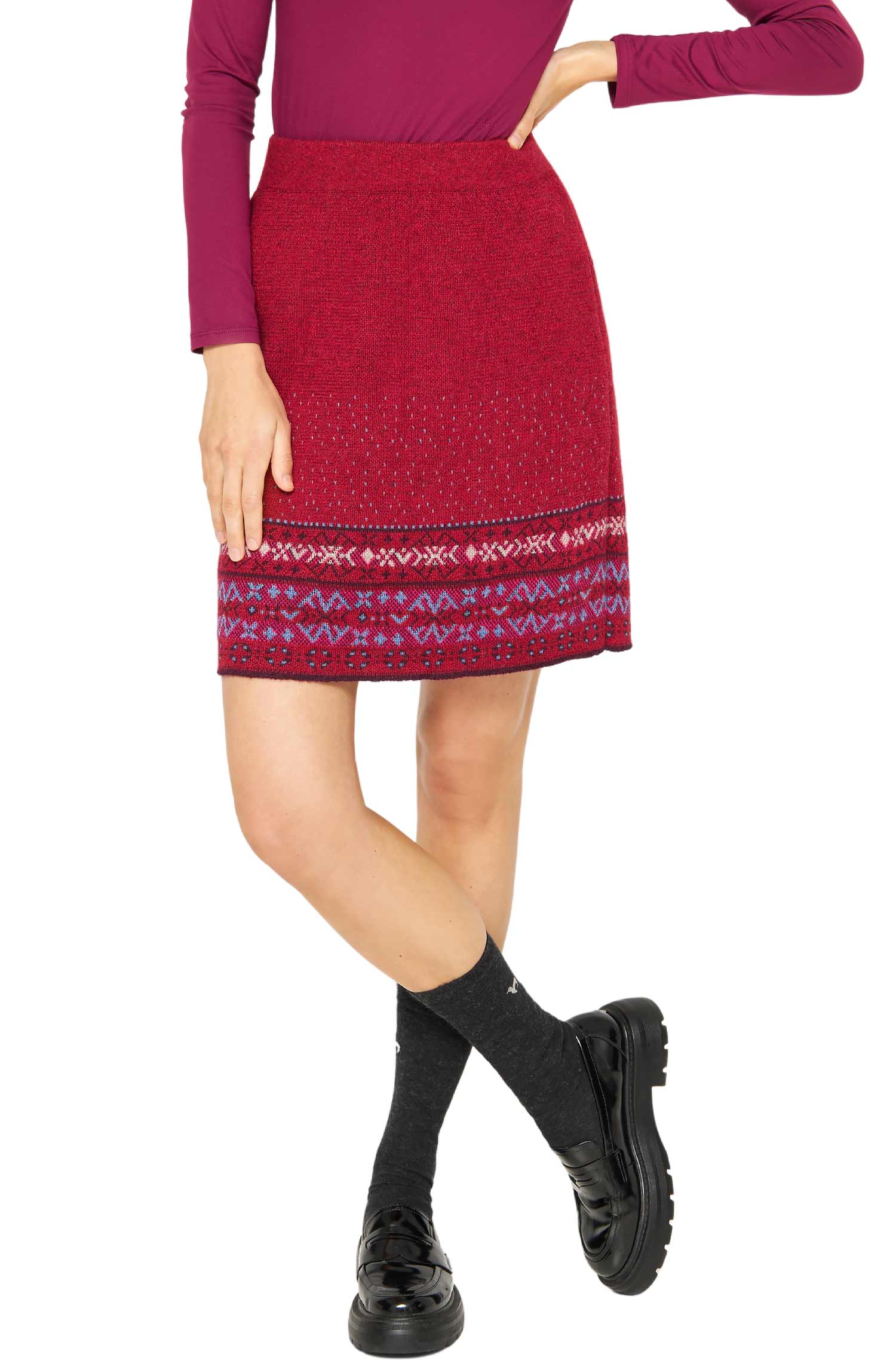 Alpaka Rock PUKA aus 100% Baby Alpaka-puka