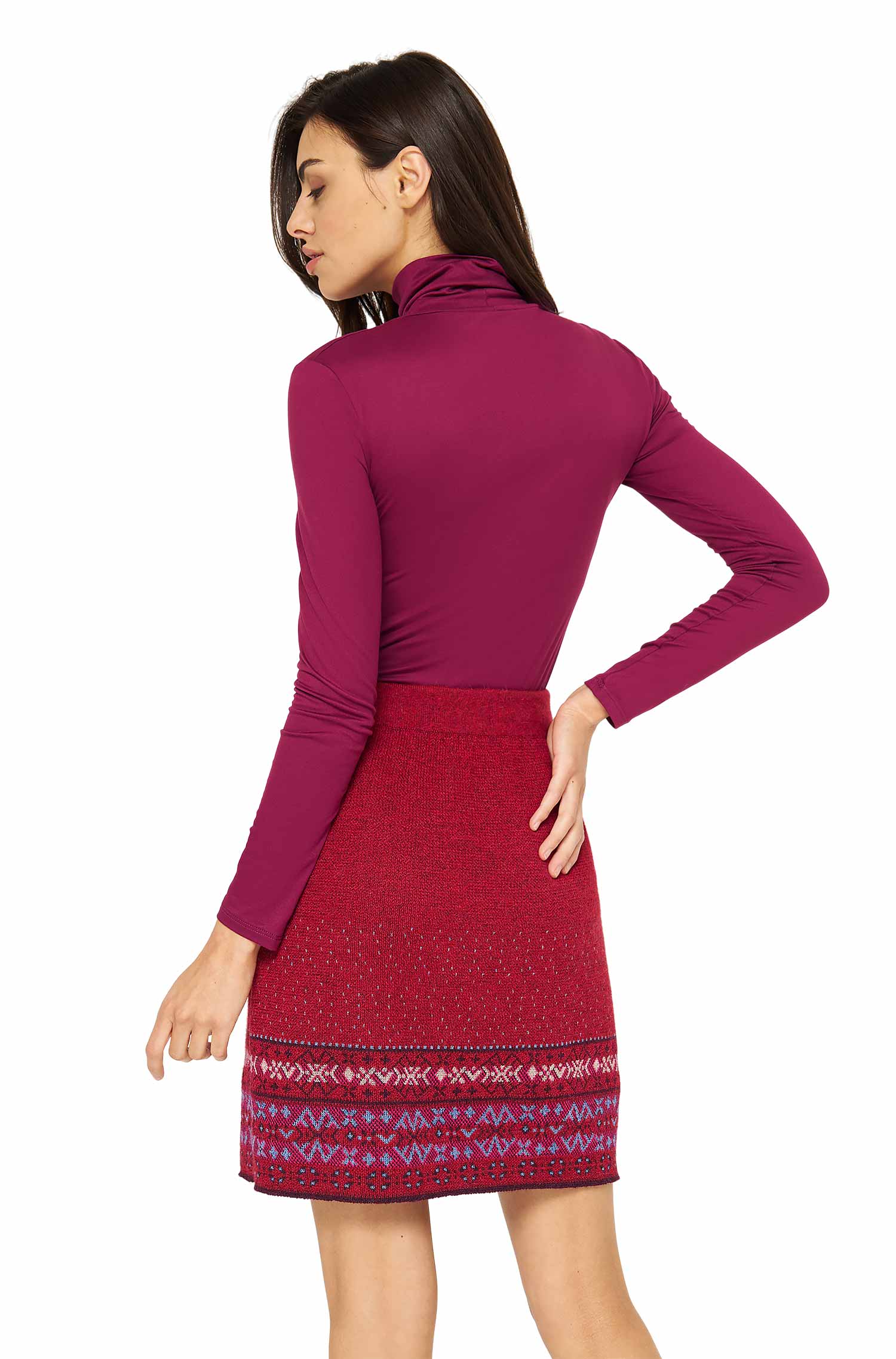 Alpaka Rock PUKA aus 100% Baby Alpaka-puka