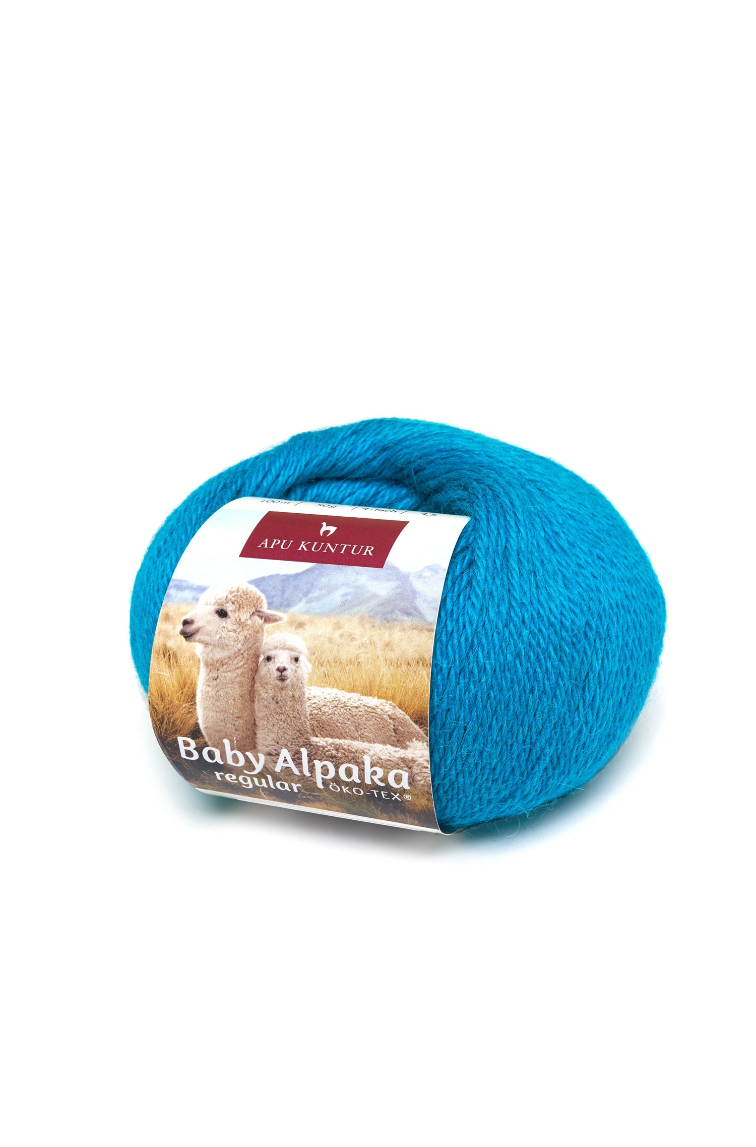 Alpaka Wolle REGULAR | 50g | 100% Baby Alpaka | 36 Farben-türkis