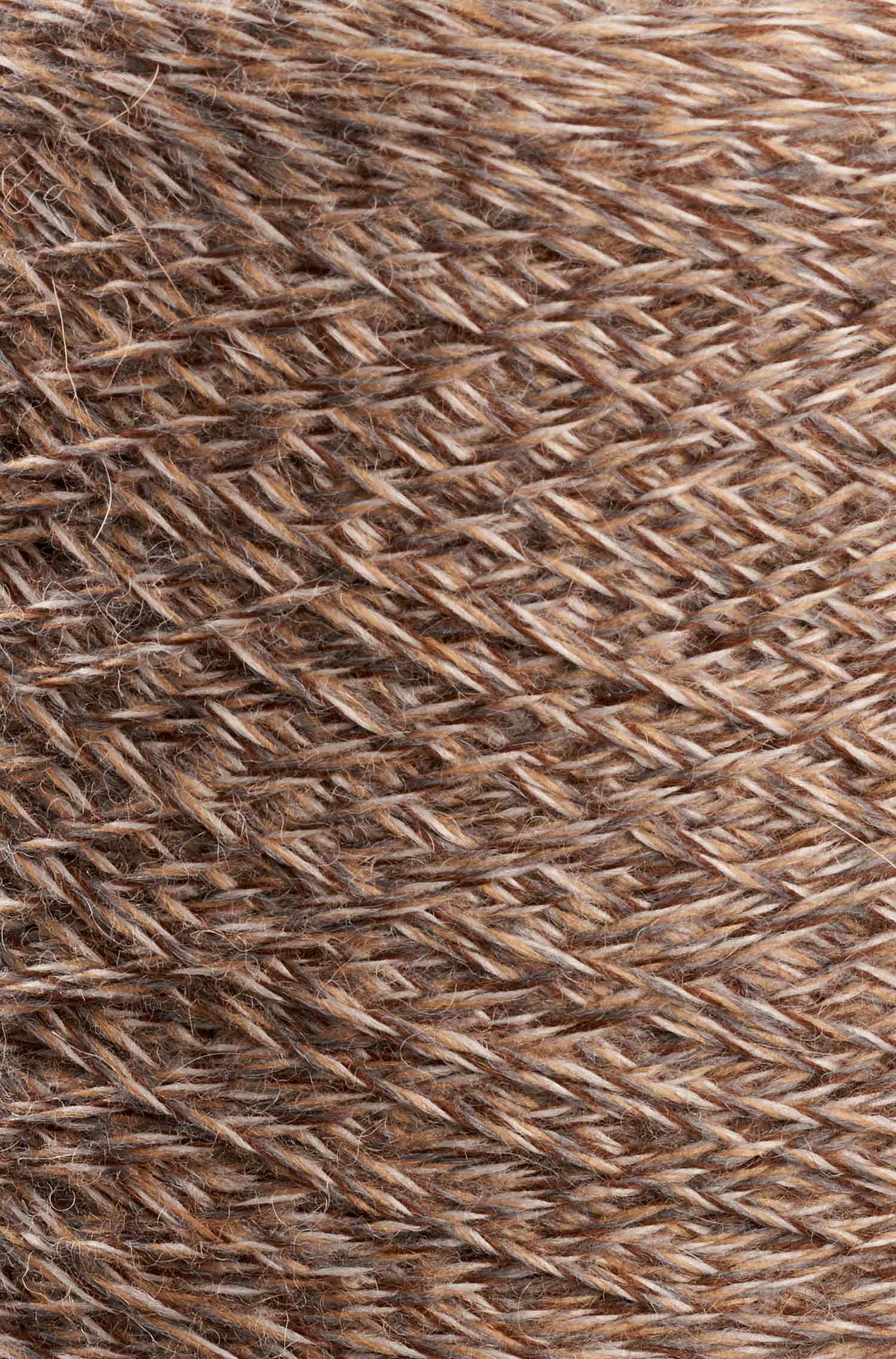 Alpaka Sockengarn MULTICOLOR | 1kg Kone-braungrau meliert