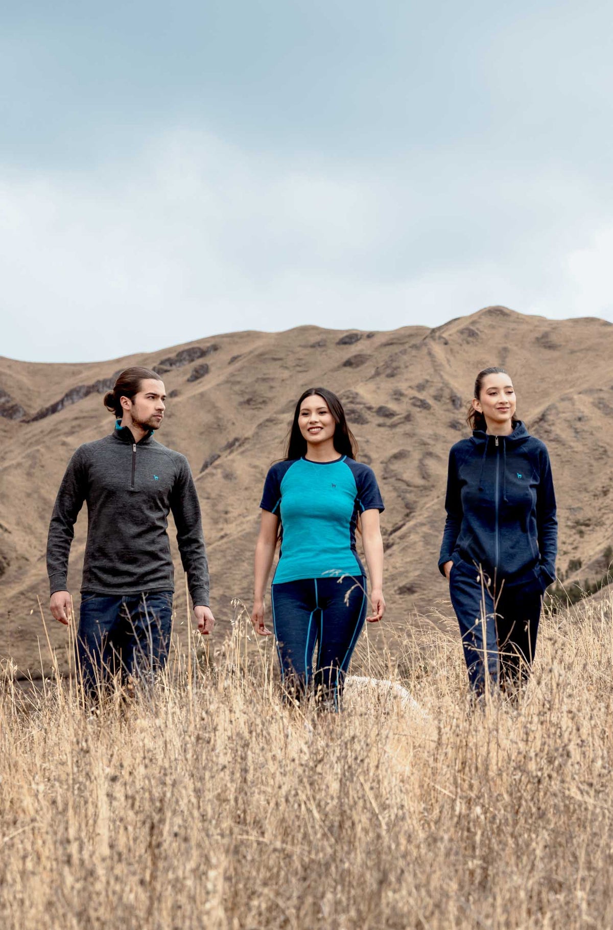 Alpaka Trekking Pullover THERMO-anthrazit