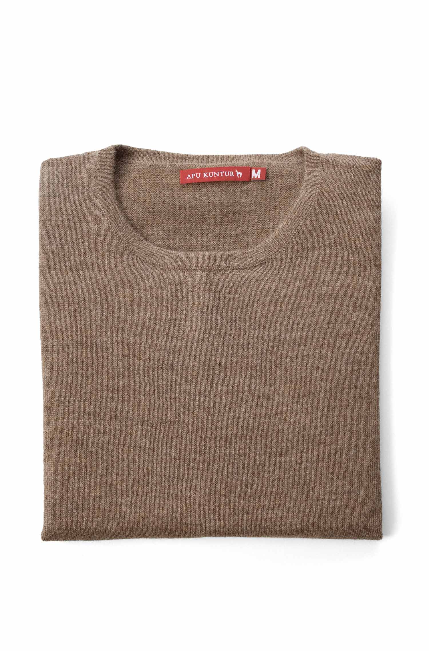 Alpaka Damen Pullover APUSENTIAL-kakao