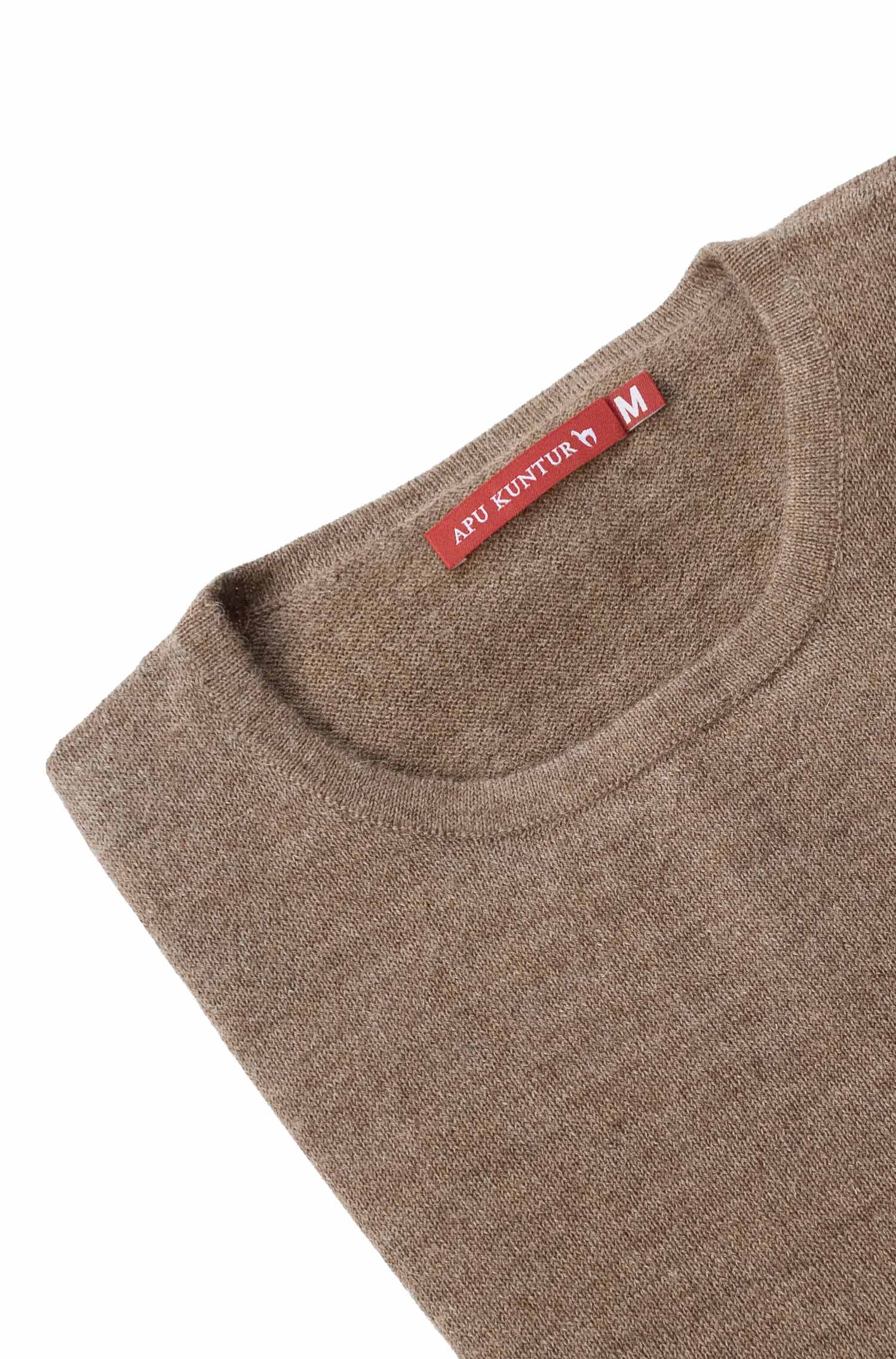 Alpaka Damen Pullover APUSENTIAL-kakao