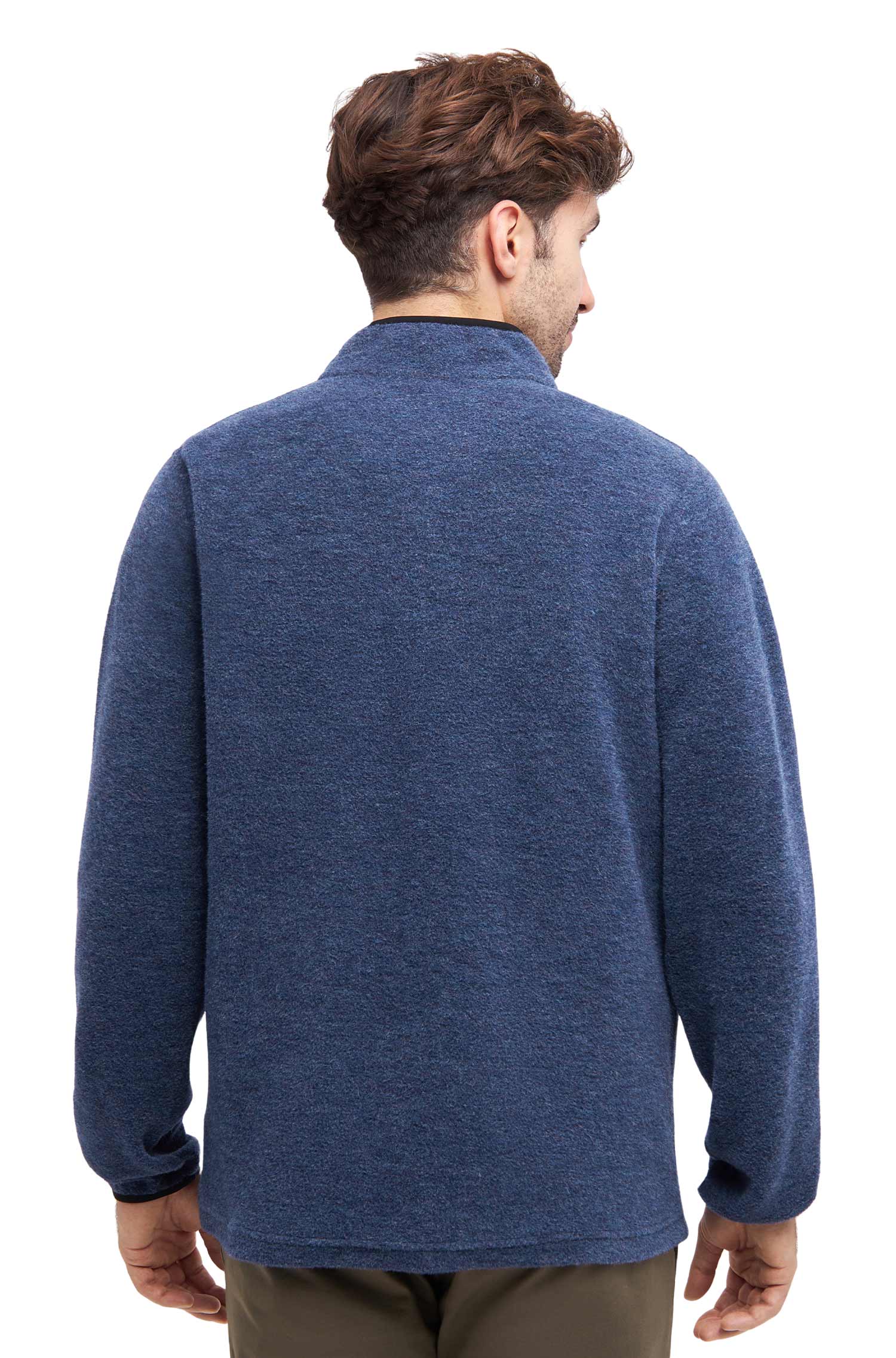 Alpaka Unisex Troyer APU FLEECE-saphirblau