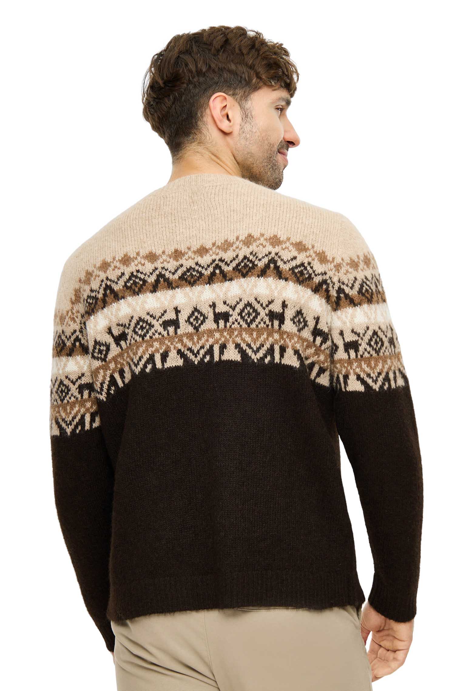 Alpaka Pullover GIORGIO-espresso