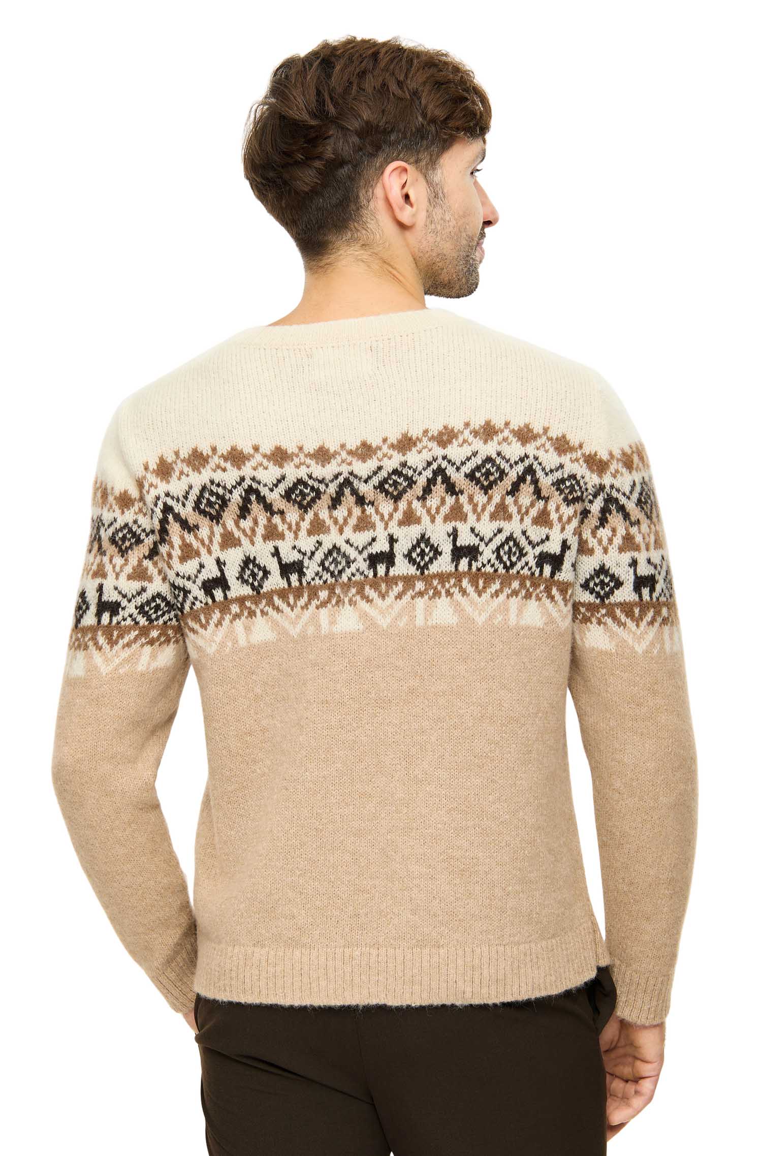 Alpaka Pullover GIORGIO-mandel
