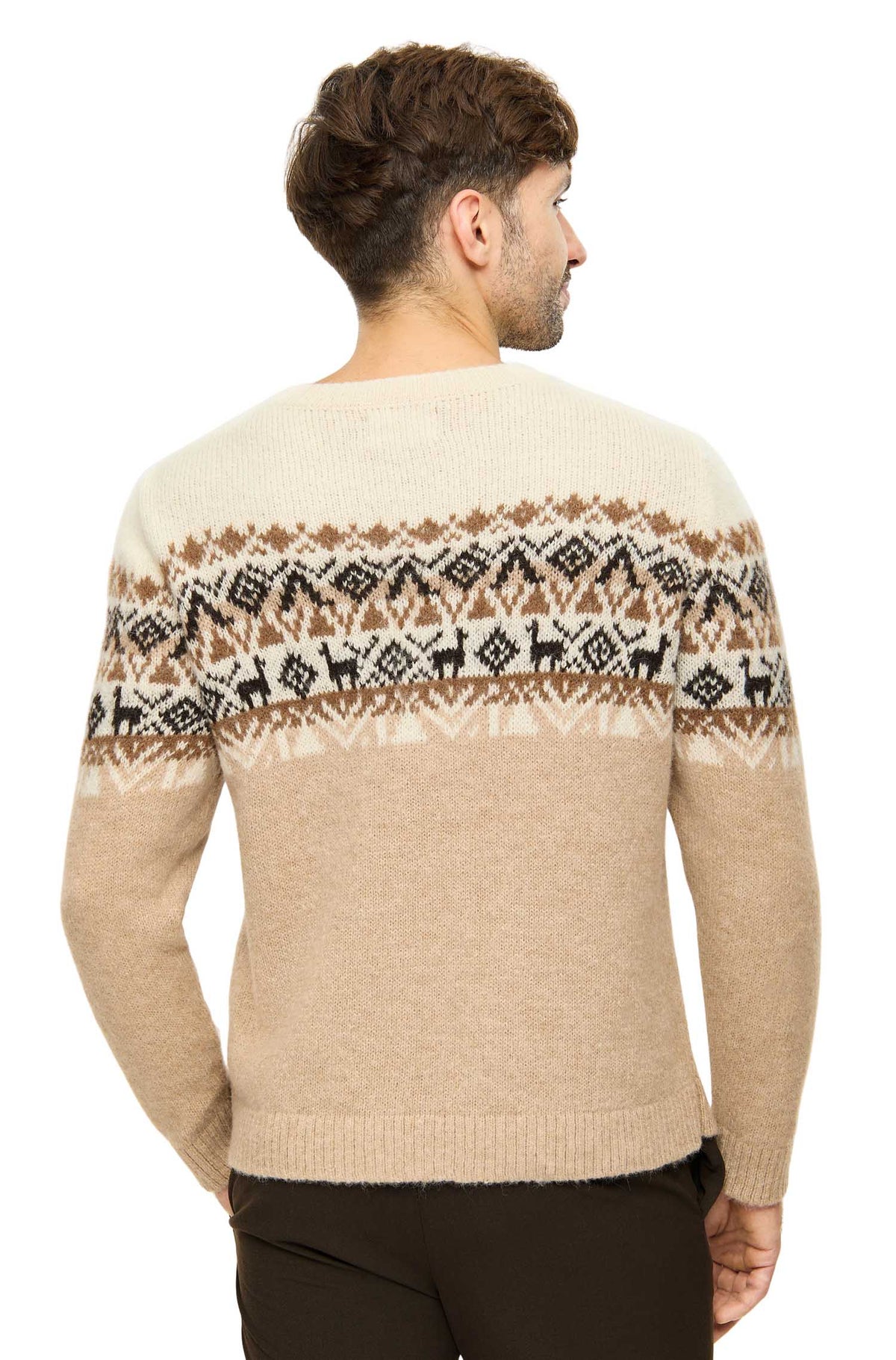 Alpaka Pullover GIORGIO-mandel