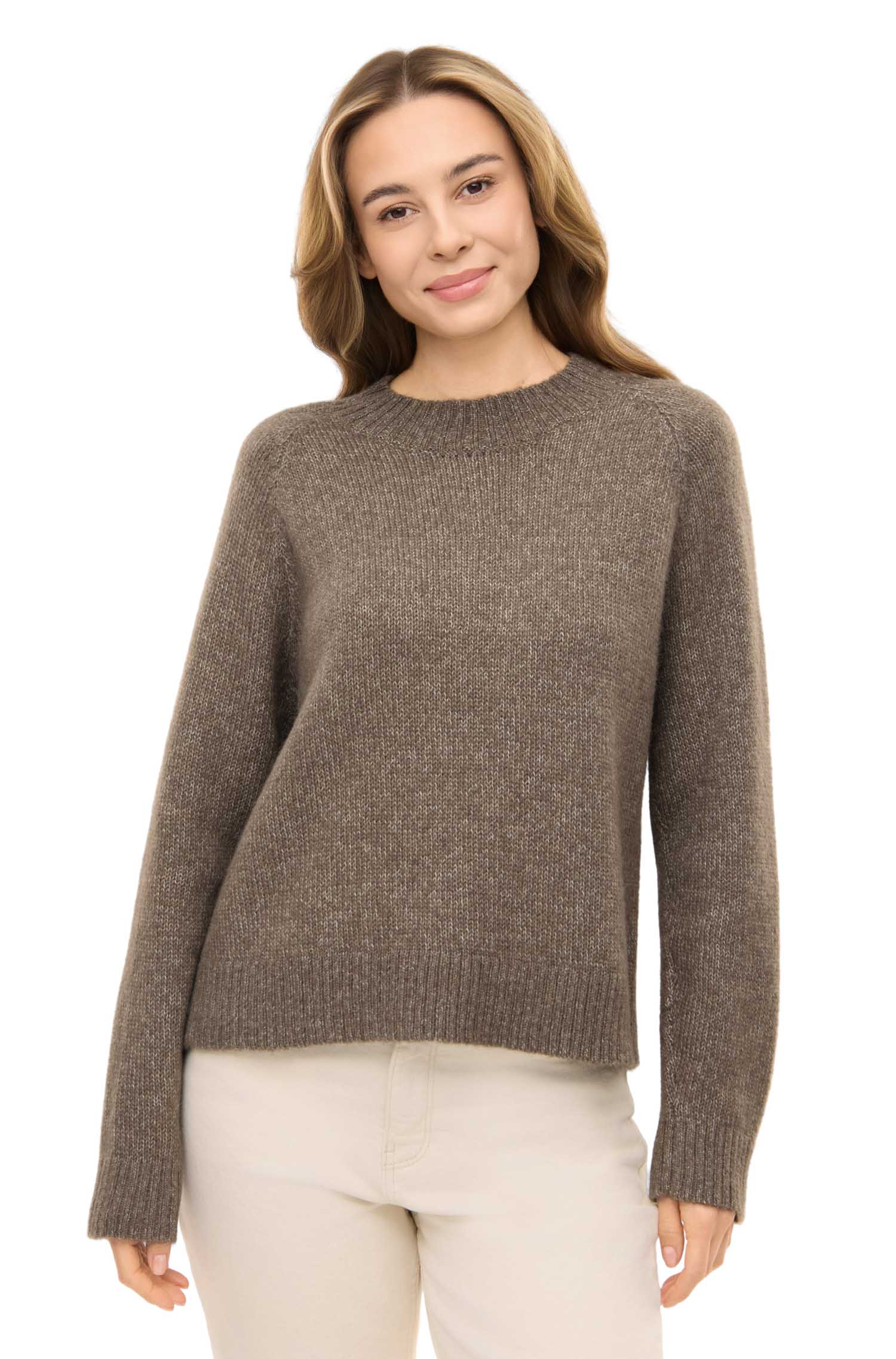 Alpaka Pullover ELLA-taupe