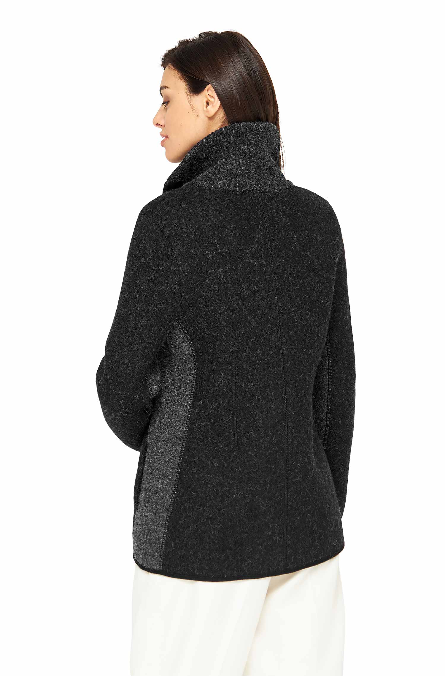 Alpaka Jacke GORKY-anthrazit