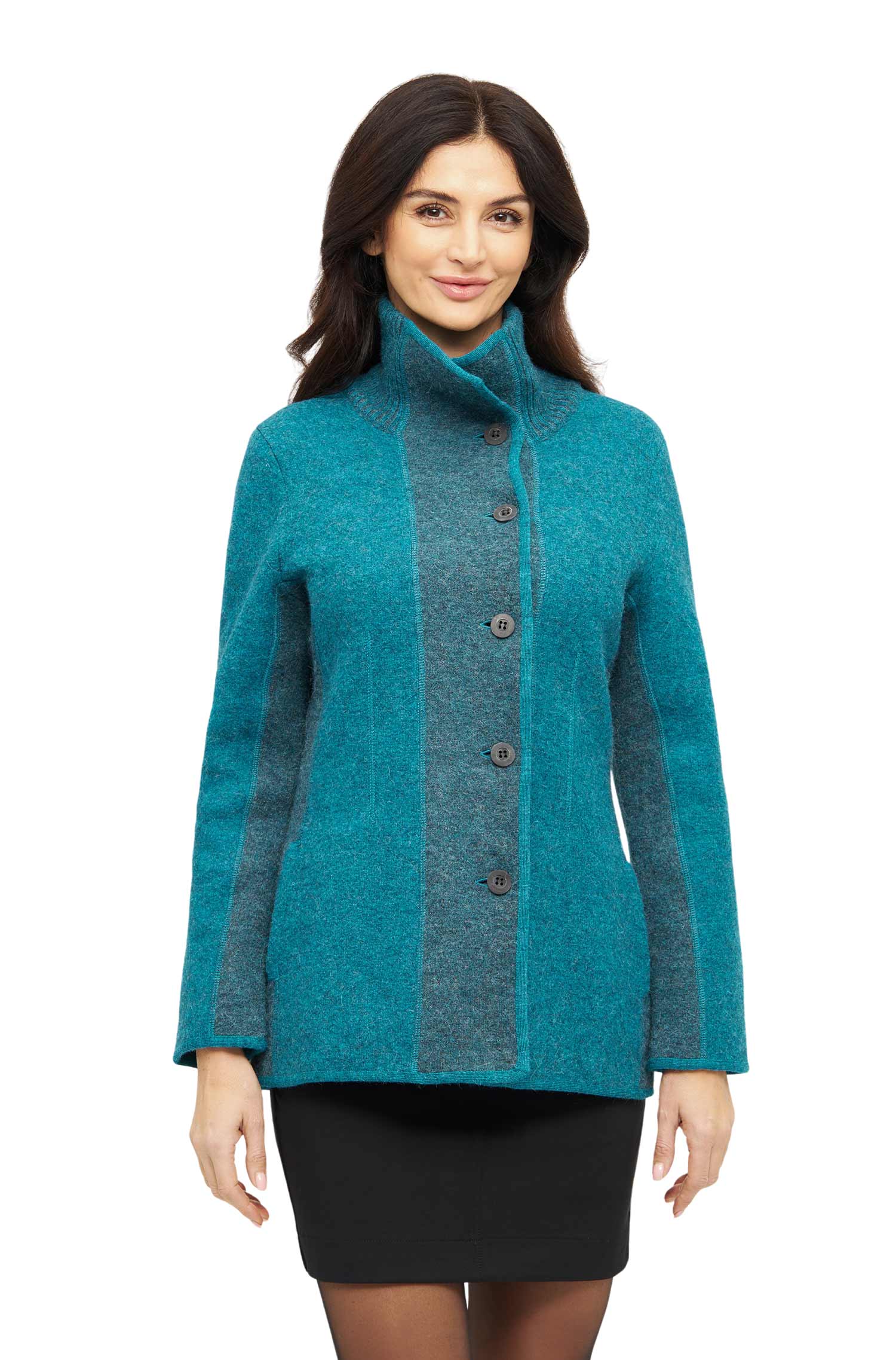 Alpaka Jacke GORKY-türkis