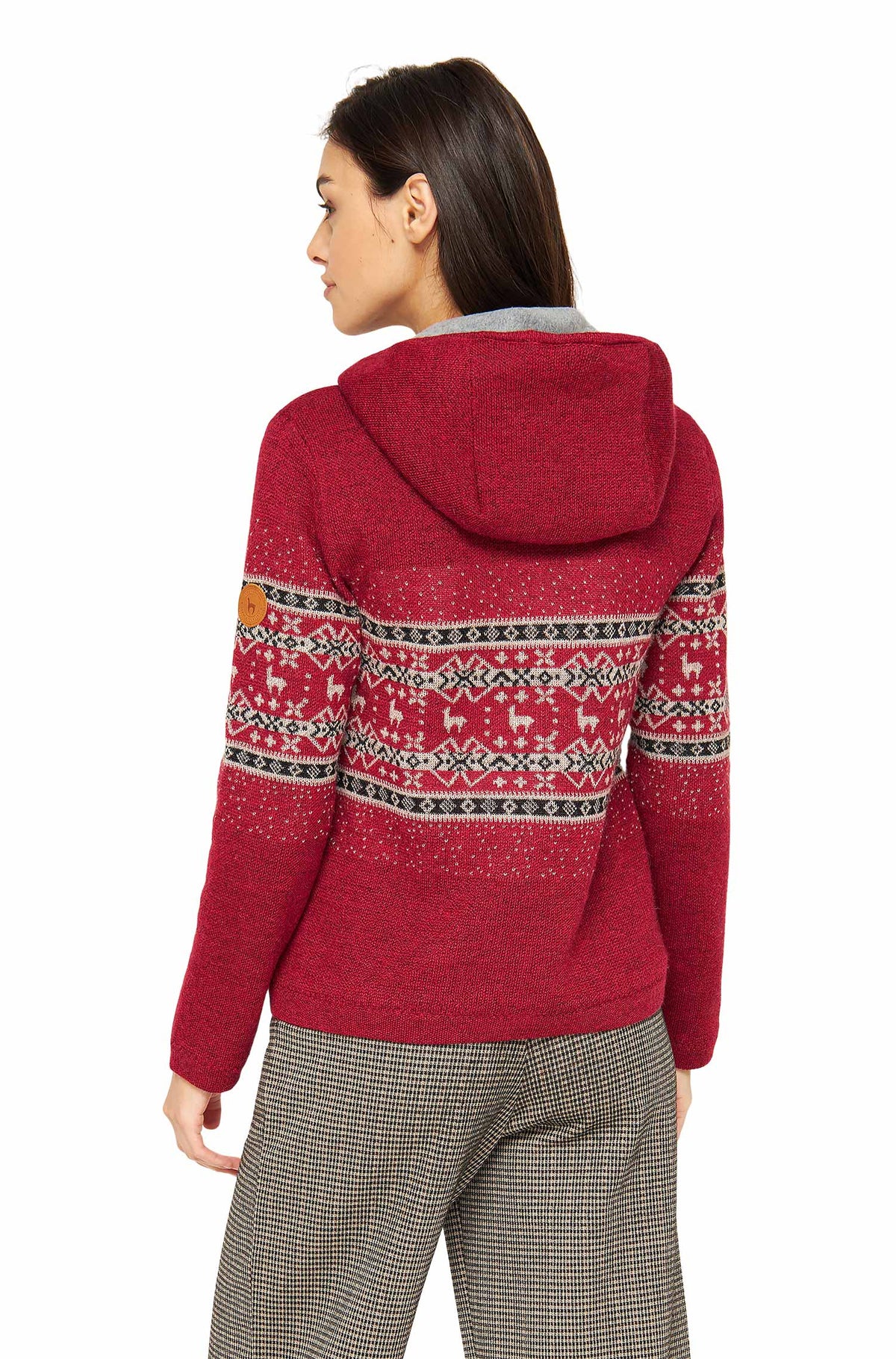 Alpaka Strickjacke NEVADO | gefüttert-nevado