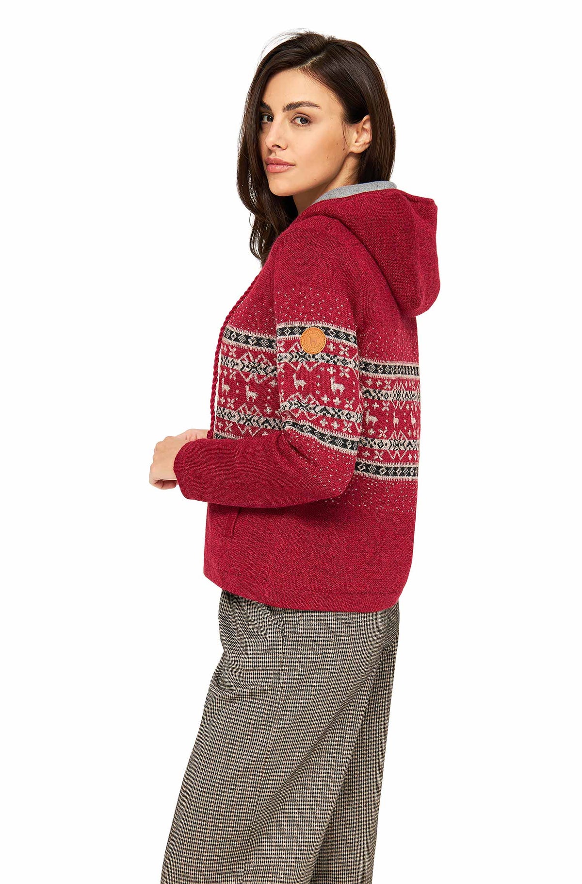 Alpaka Strickjacke NEVADO | gefüttert-nevado