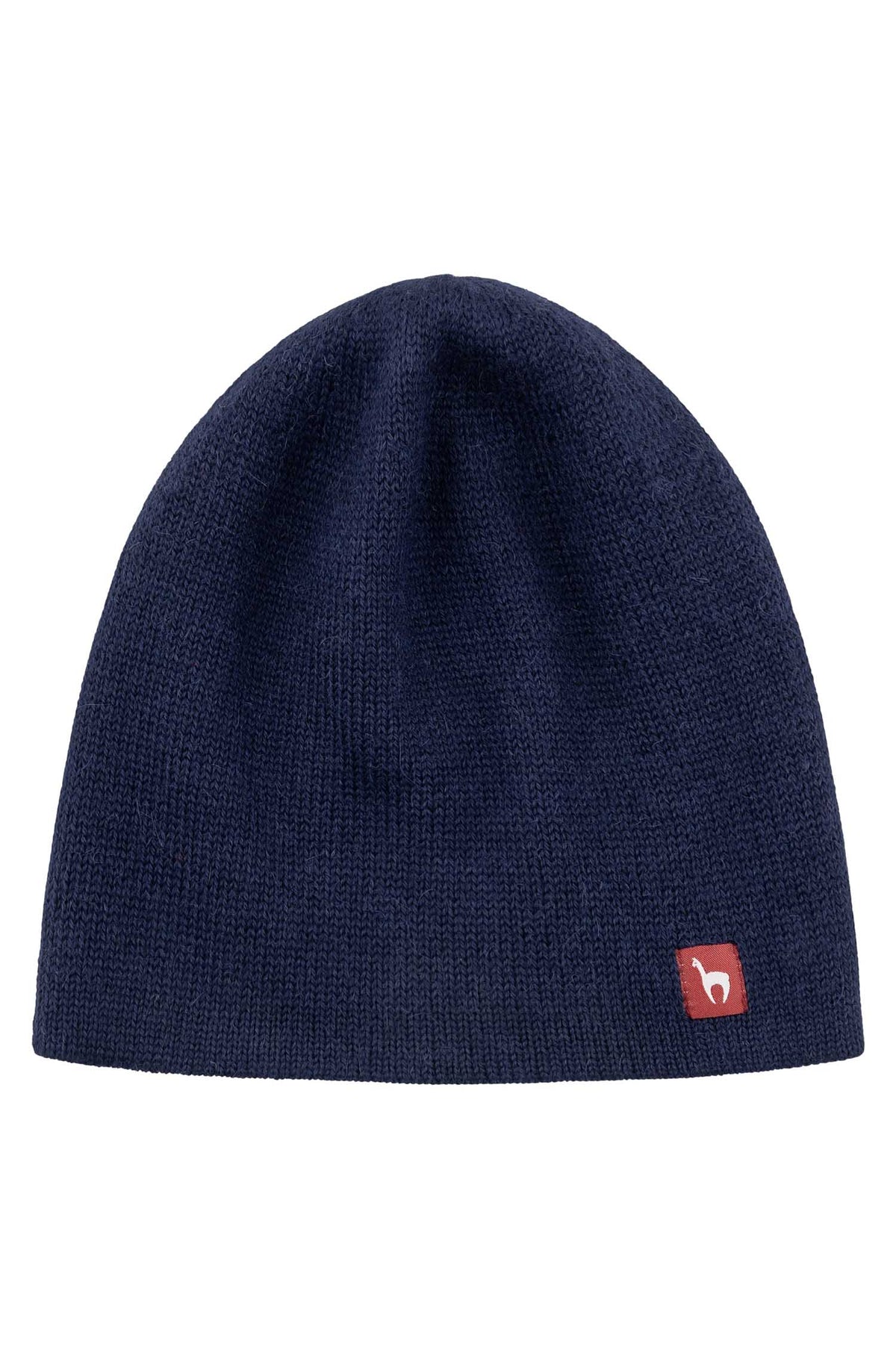 Alpaka Wendemütze UNI-marineblau/kakao