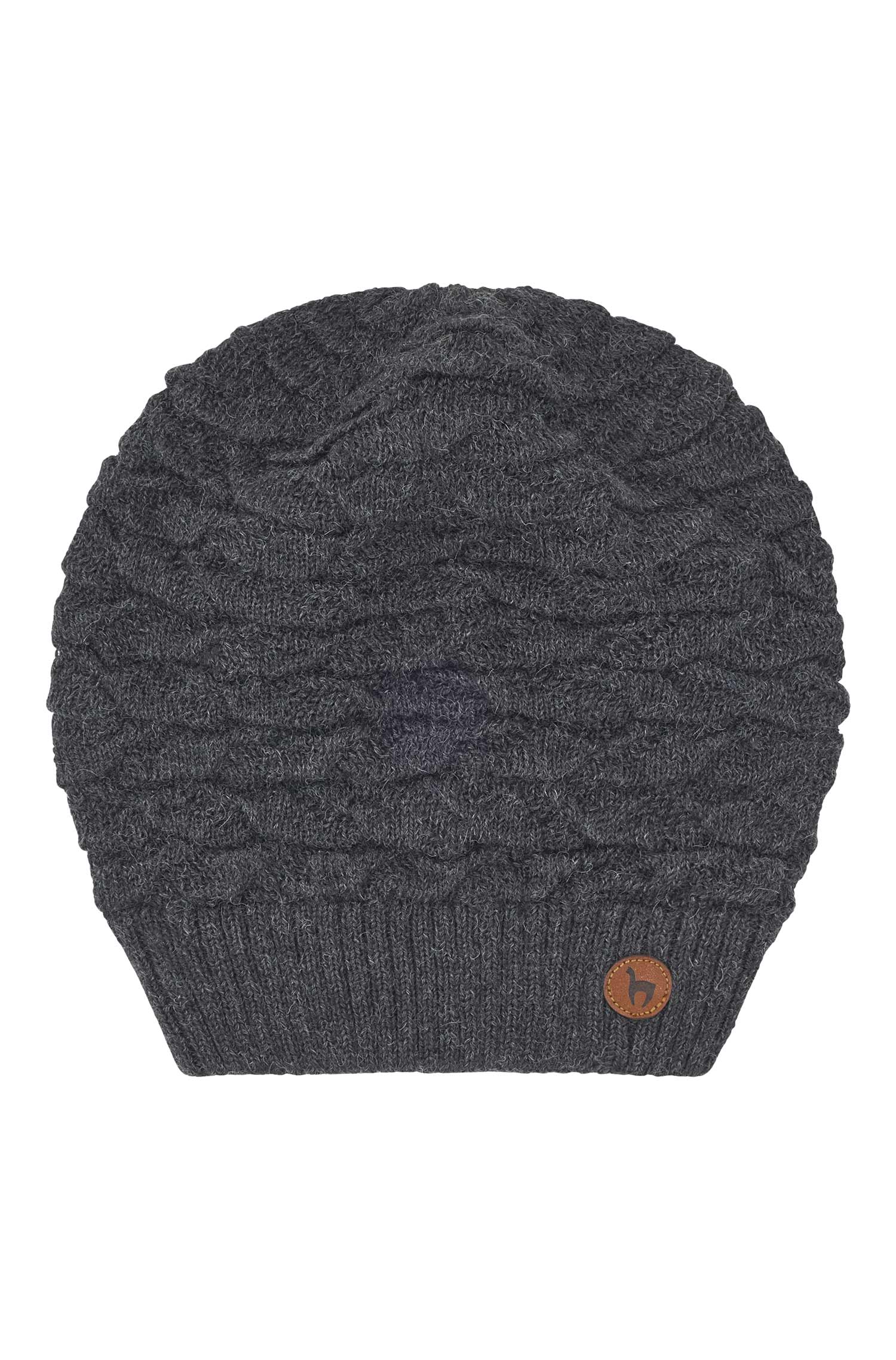 Alpaka Beret BIESEN-anthrazit