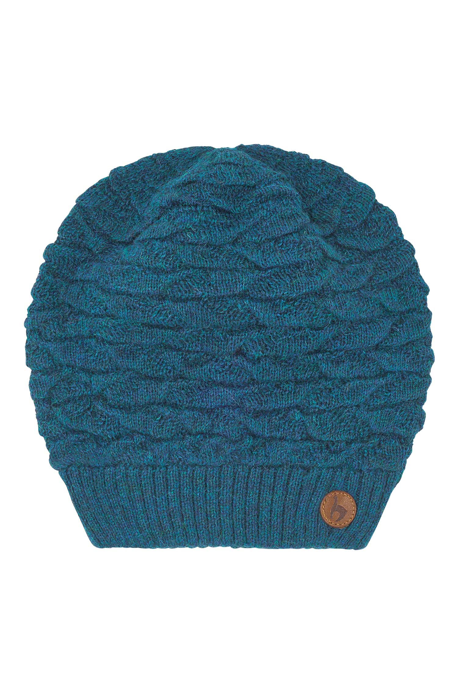 Alpaka Beret BIESEN-petrol