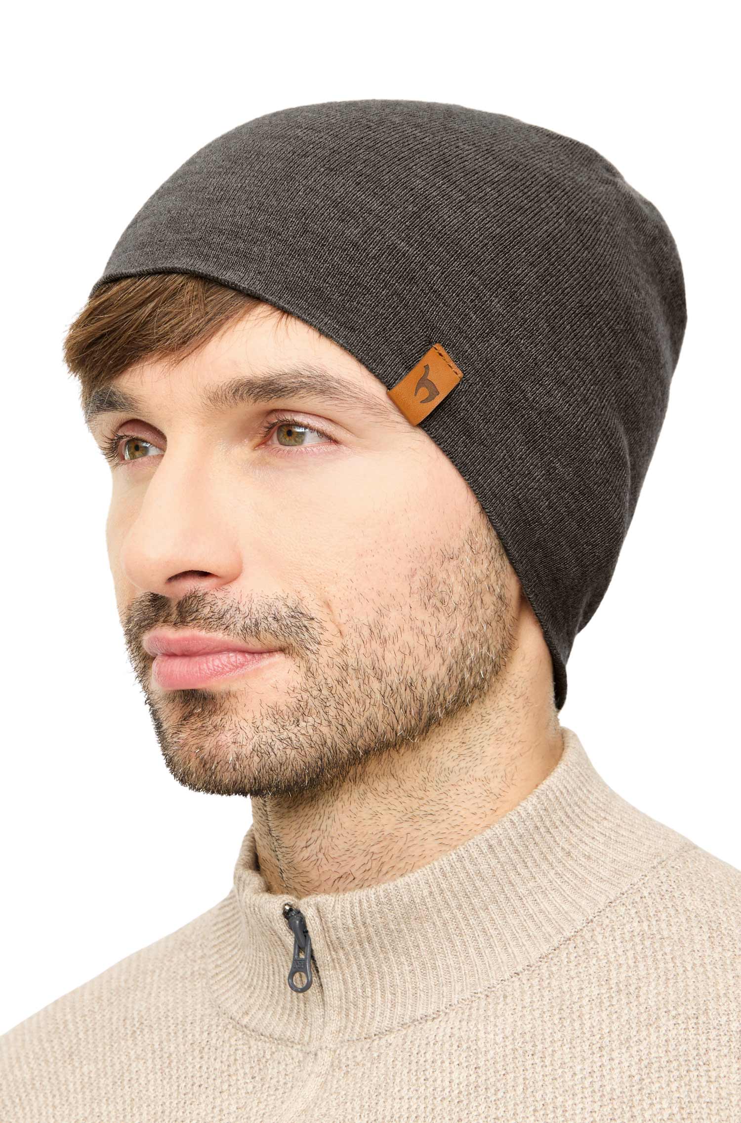 Alpaka Mütze ROYAL ALPACA SPORT-anthrazit