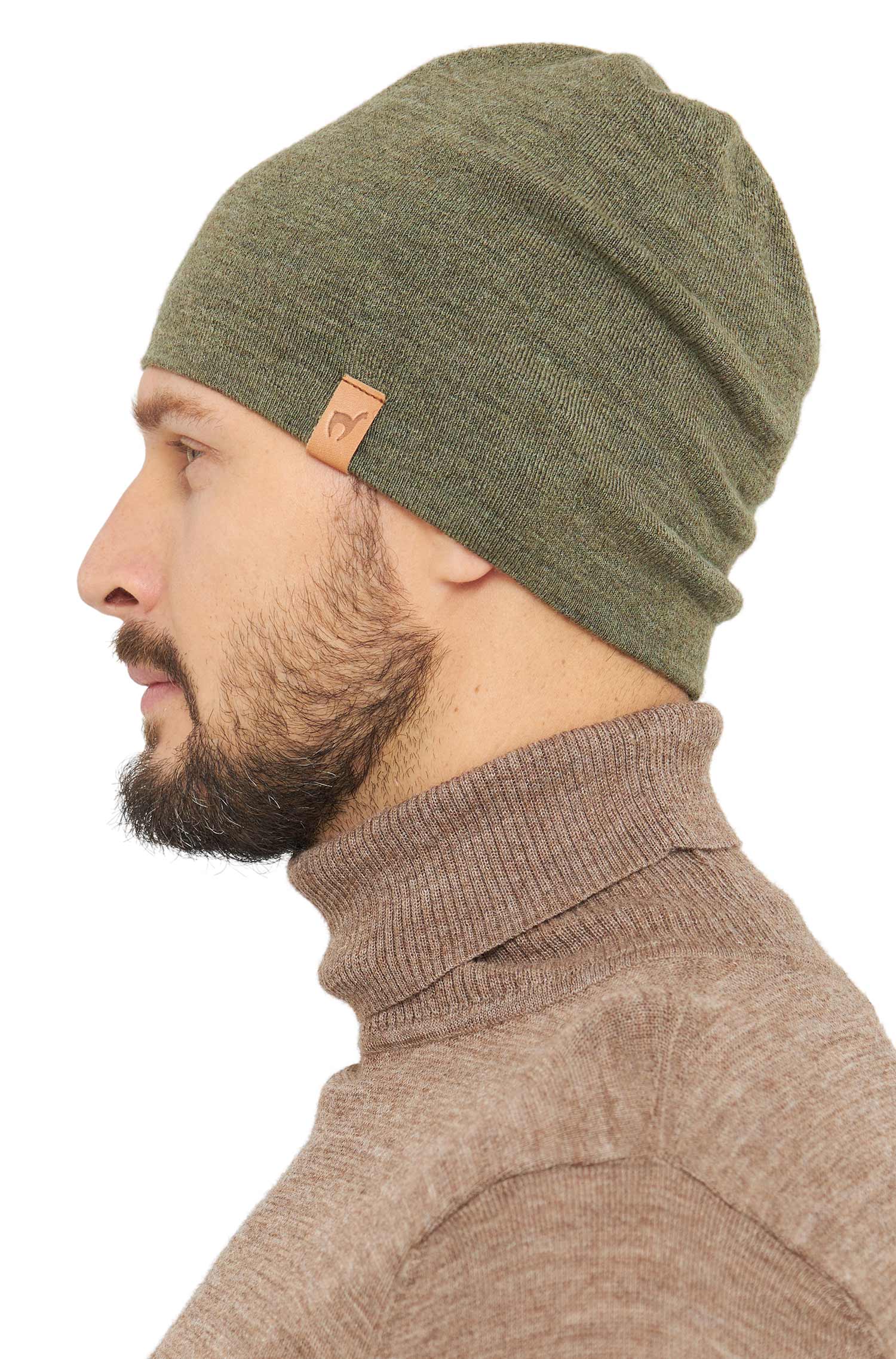 Alpaka Mütze ROYAL ALPACA SPORT-khaki