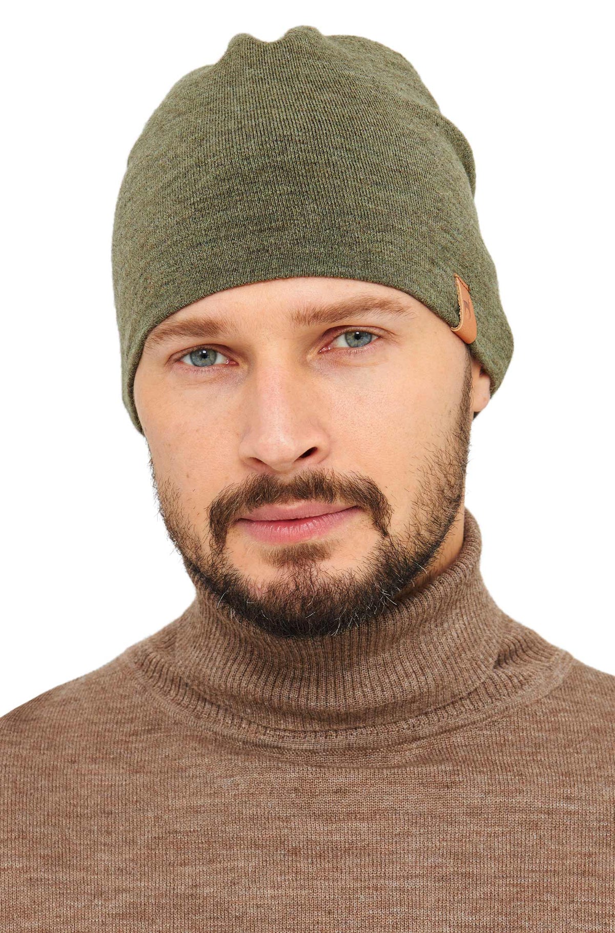 Alpaka Mütze ROYAL ALPACA SPORT-khaki