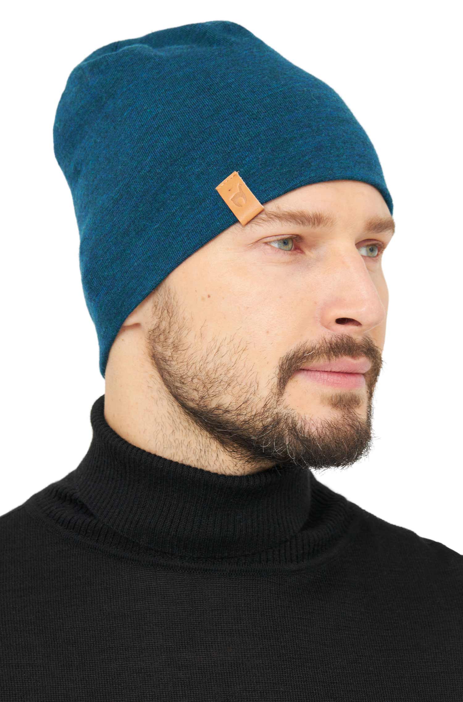 Alpaka Mütze ROYAL ALPACA SPORT-petrol