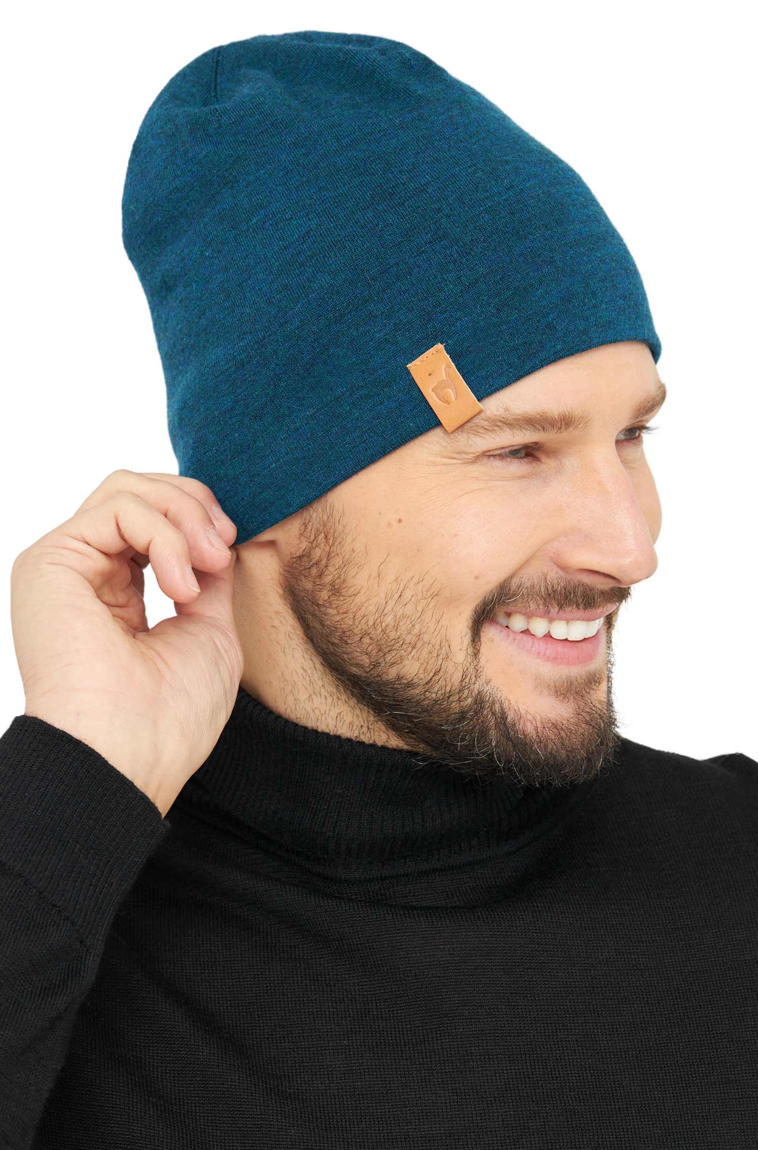 Alpaka Mütze ROYAL ALPACA SPORT-petrol