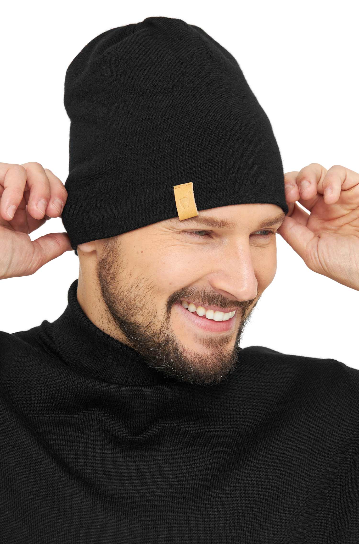 Alpaka Mütze ROYAL ALPACA SPORT-schwarz