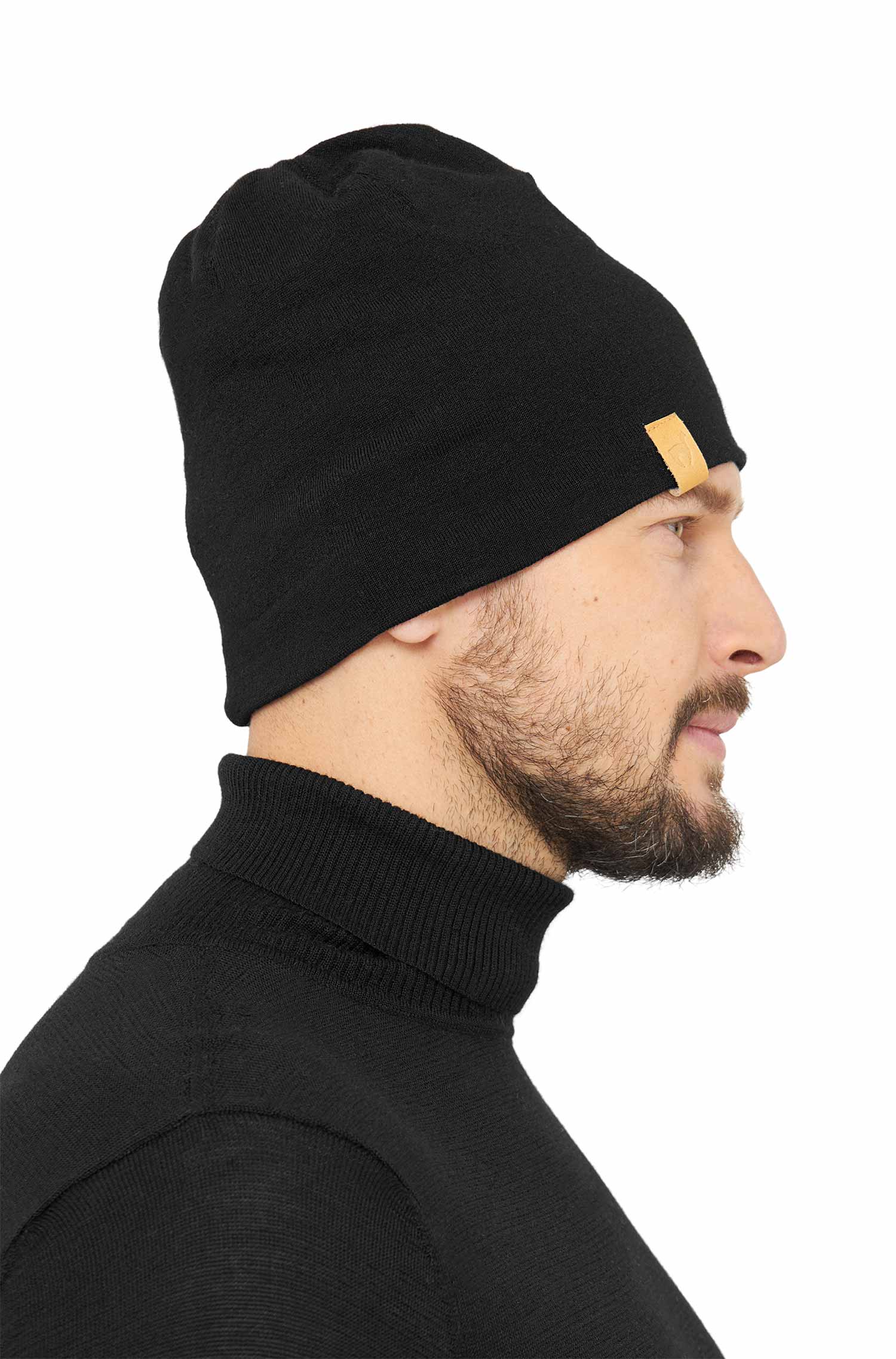 Alpaka Mütze ROYAL ALPACA SPORT-schwarz