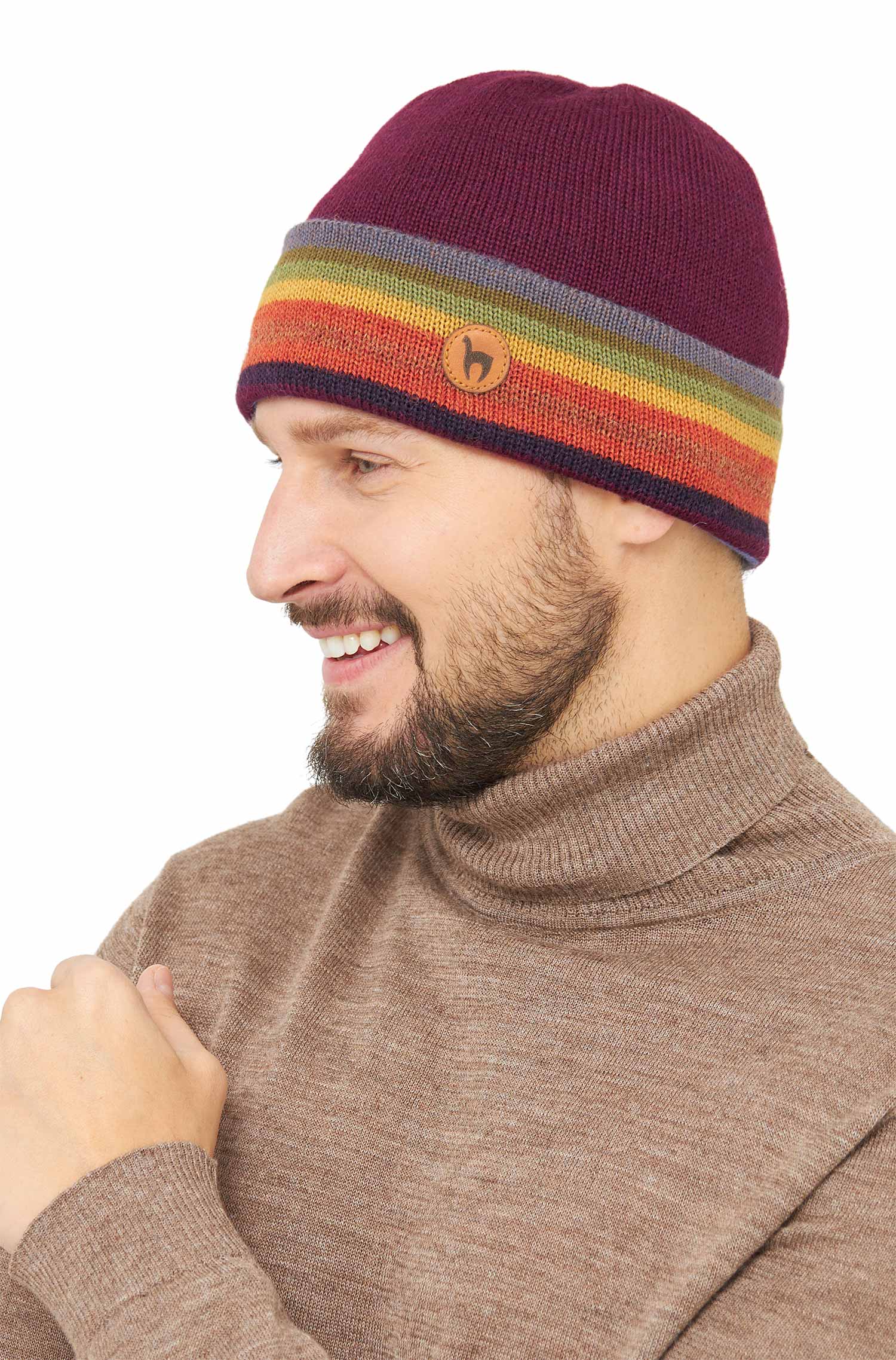 Alpaka Wendemütze ARCO IRIS-arco iris