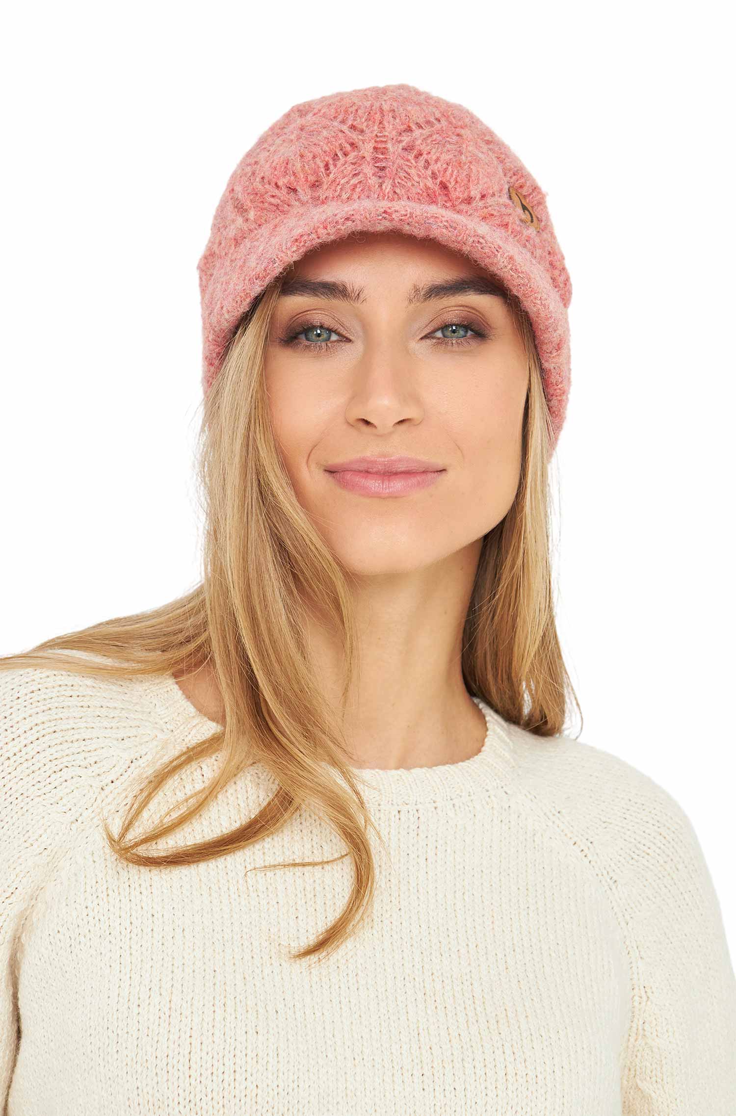 Alpaka Schirmmütze HADIA-rosa