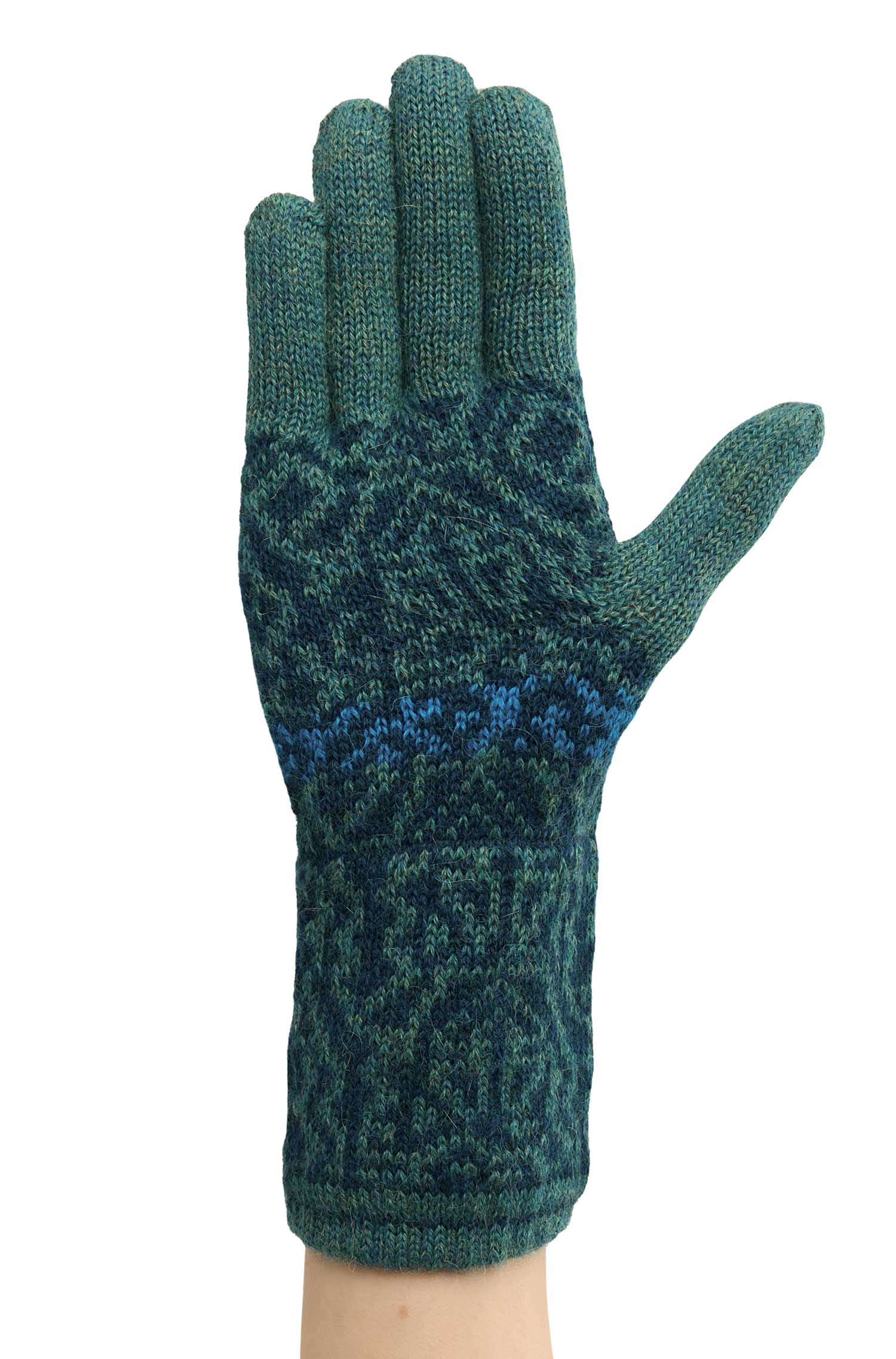 Alpaka Handschuhe CHIMU-türkis