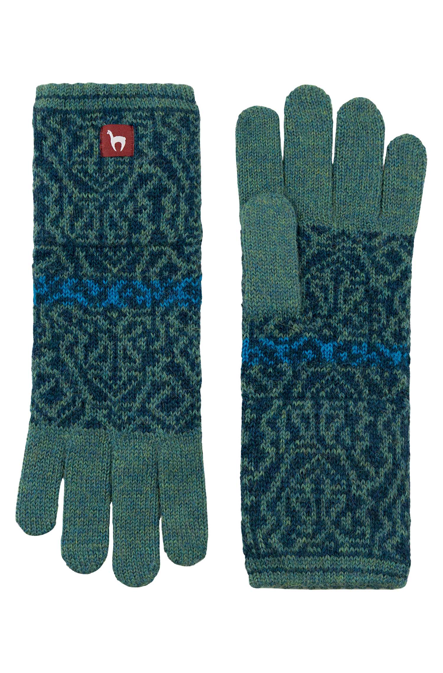 Alpaka Handschuhe CHIMU-türkis