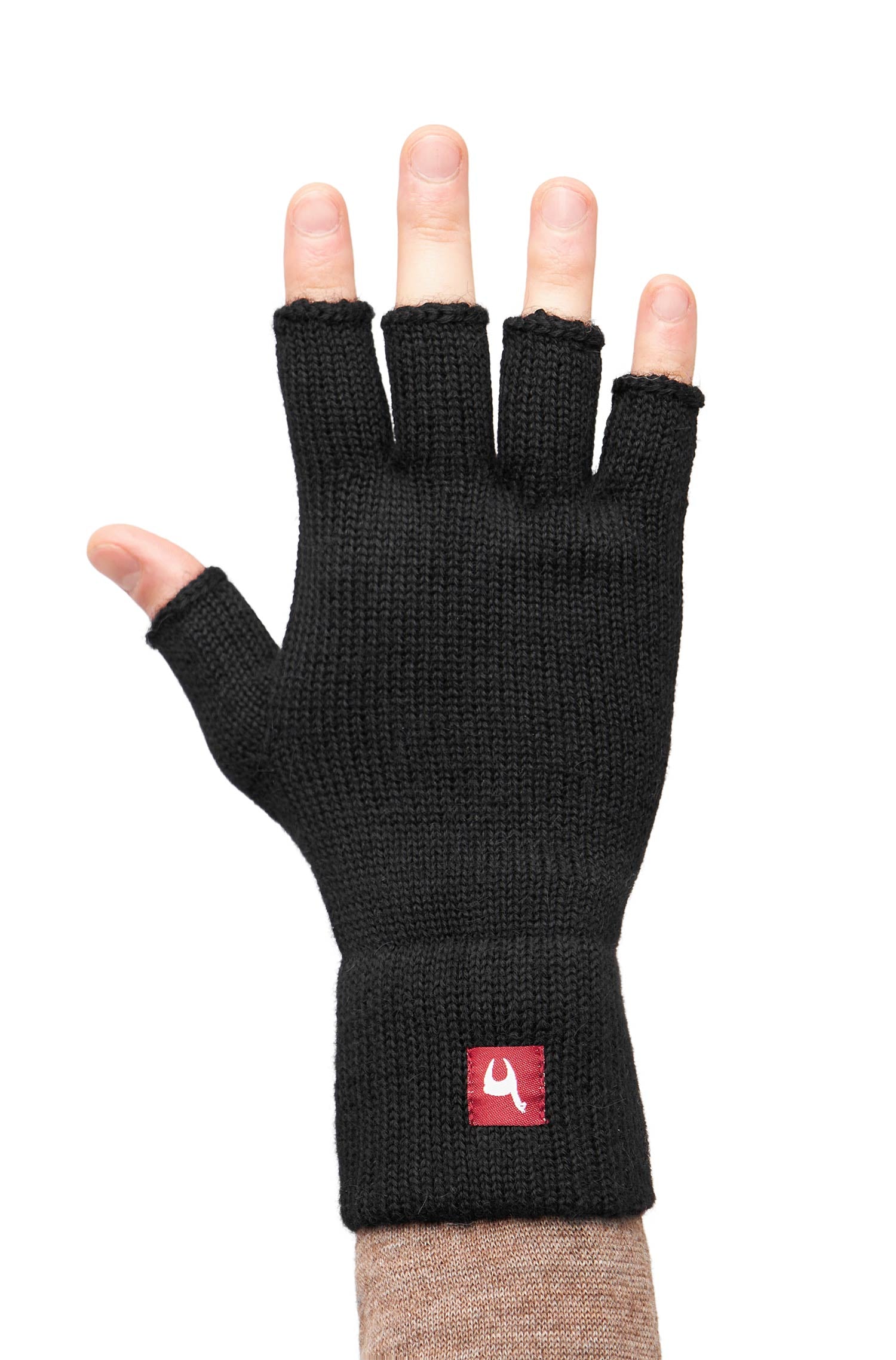 Alpaca fingerless gloves UNI