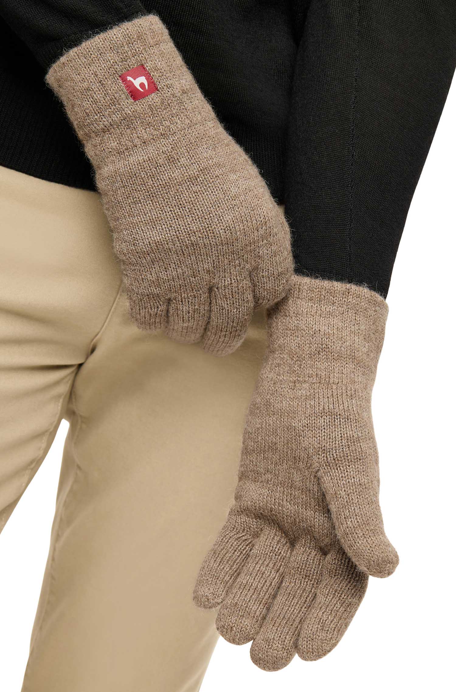 Alpaka Handschuhe UNI | gefüttert-kakao