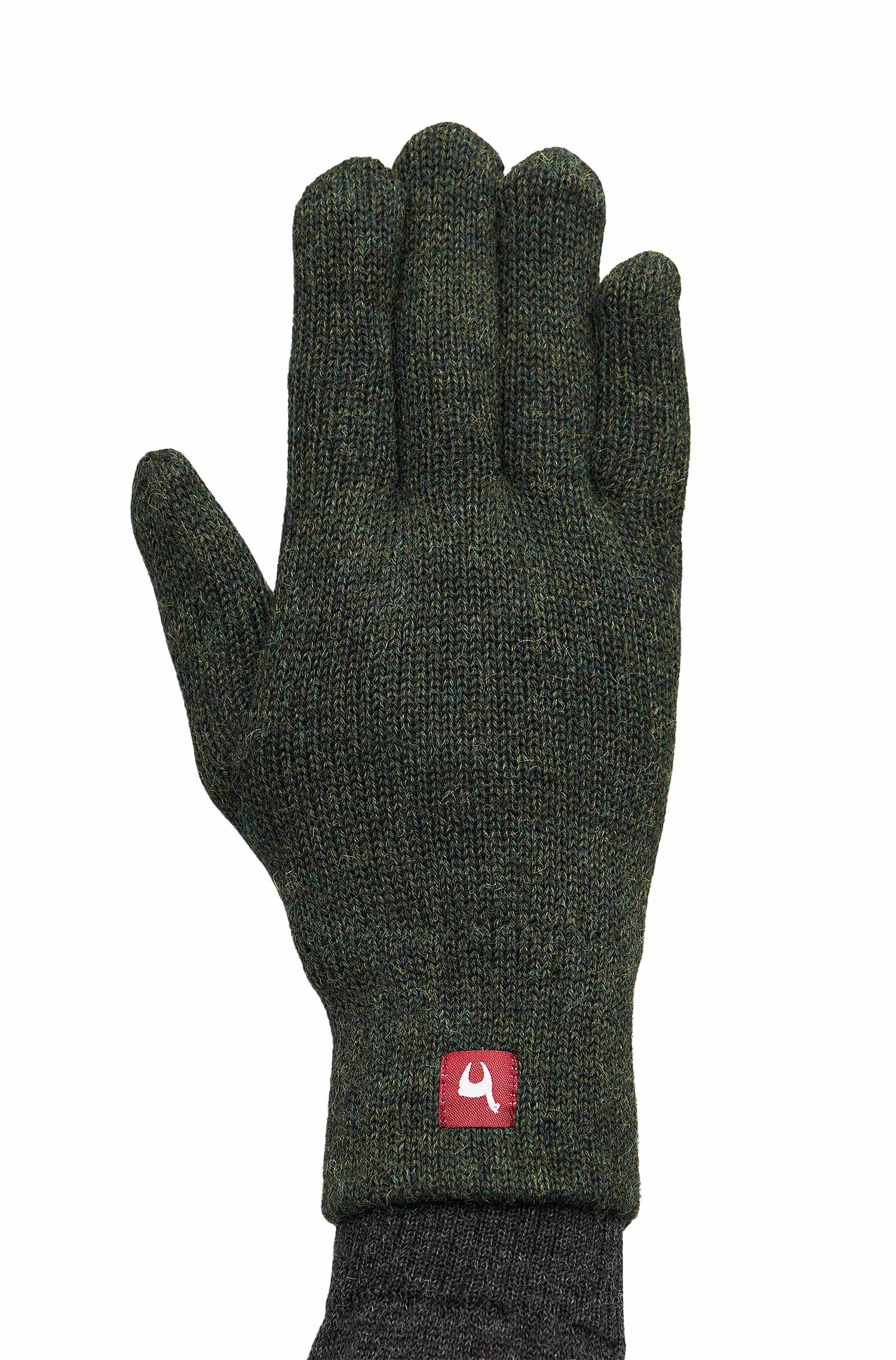 Alpaka Handschuhe UNI | gefüttert-tannengrün