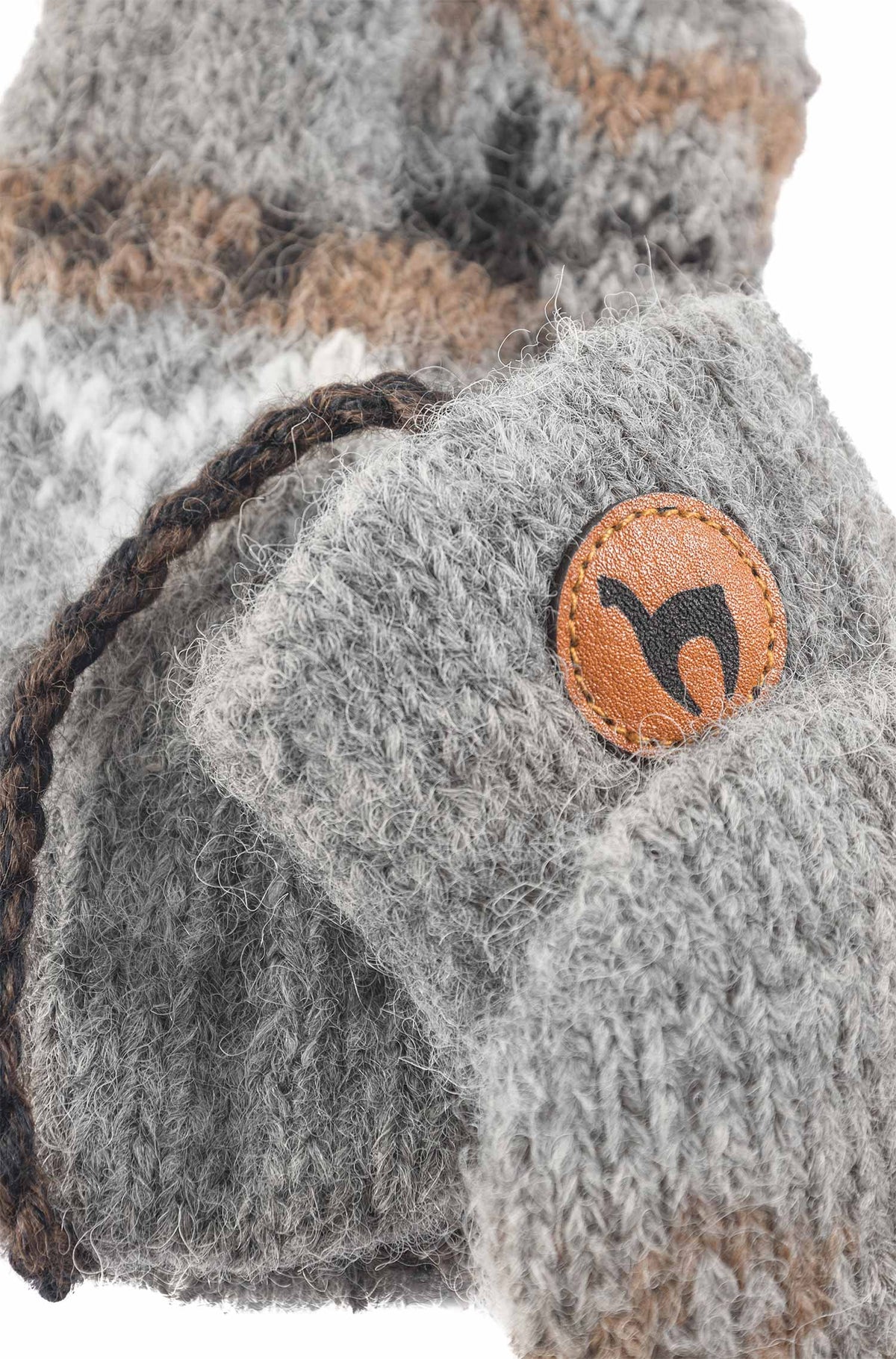 Kinder Känguru Handschuhe NATURA-anthrazit