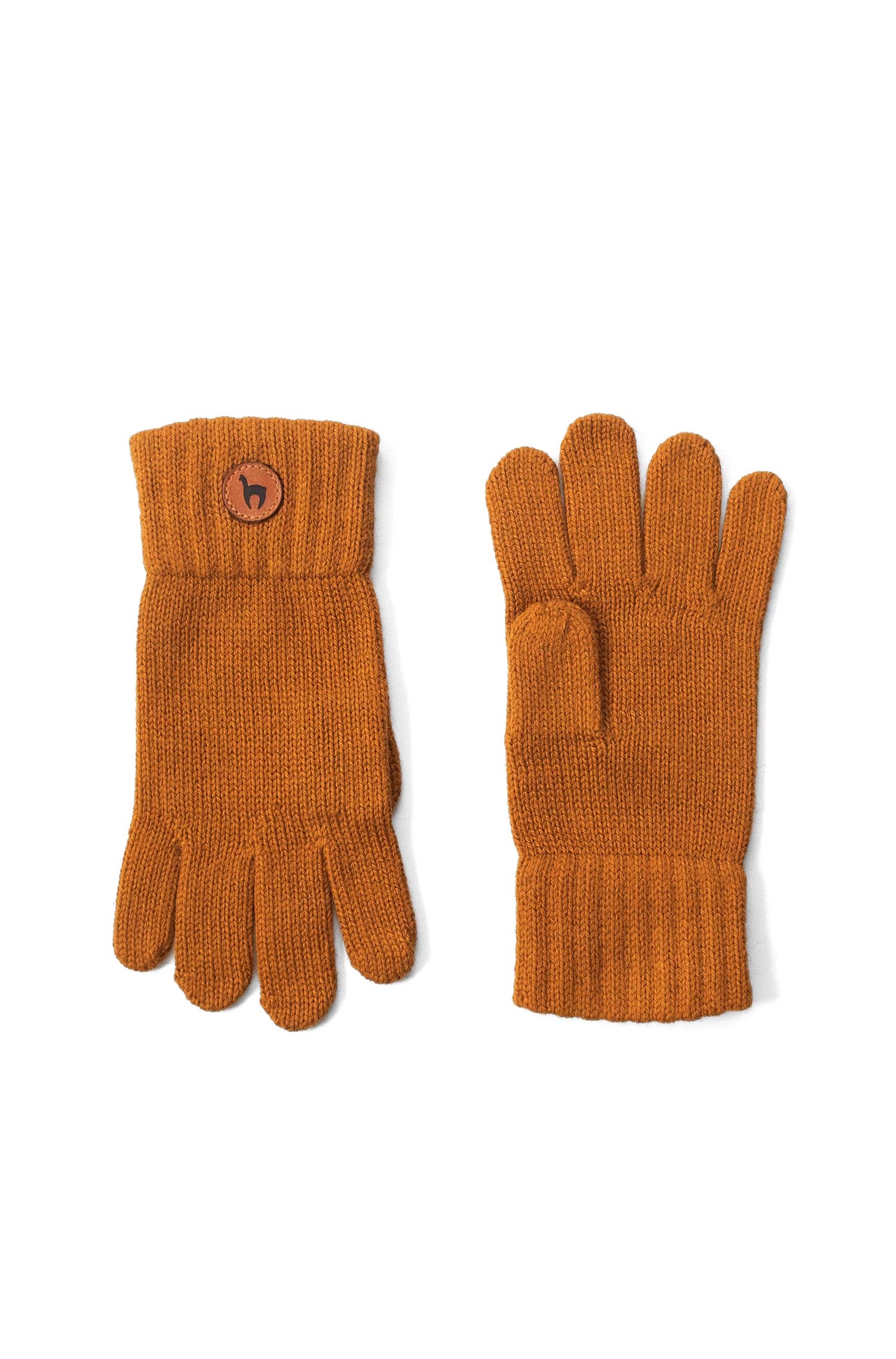 Alpaka Handschuhe ELISUAVE-ocker