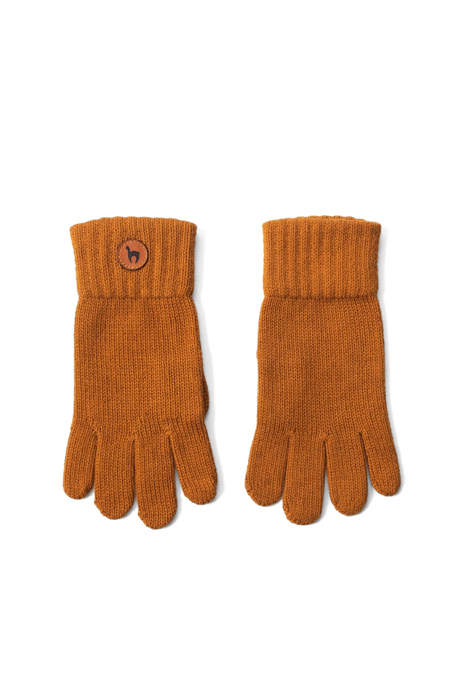 Alpaka Handschuhe ELISUAVE-ocker